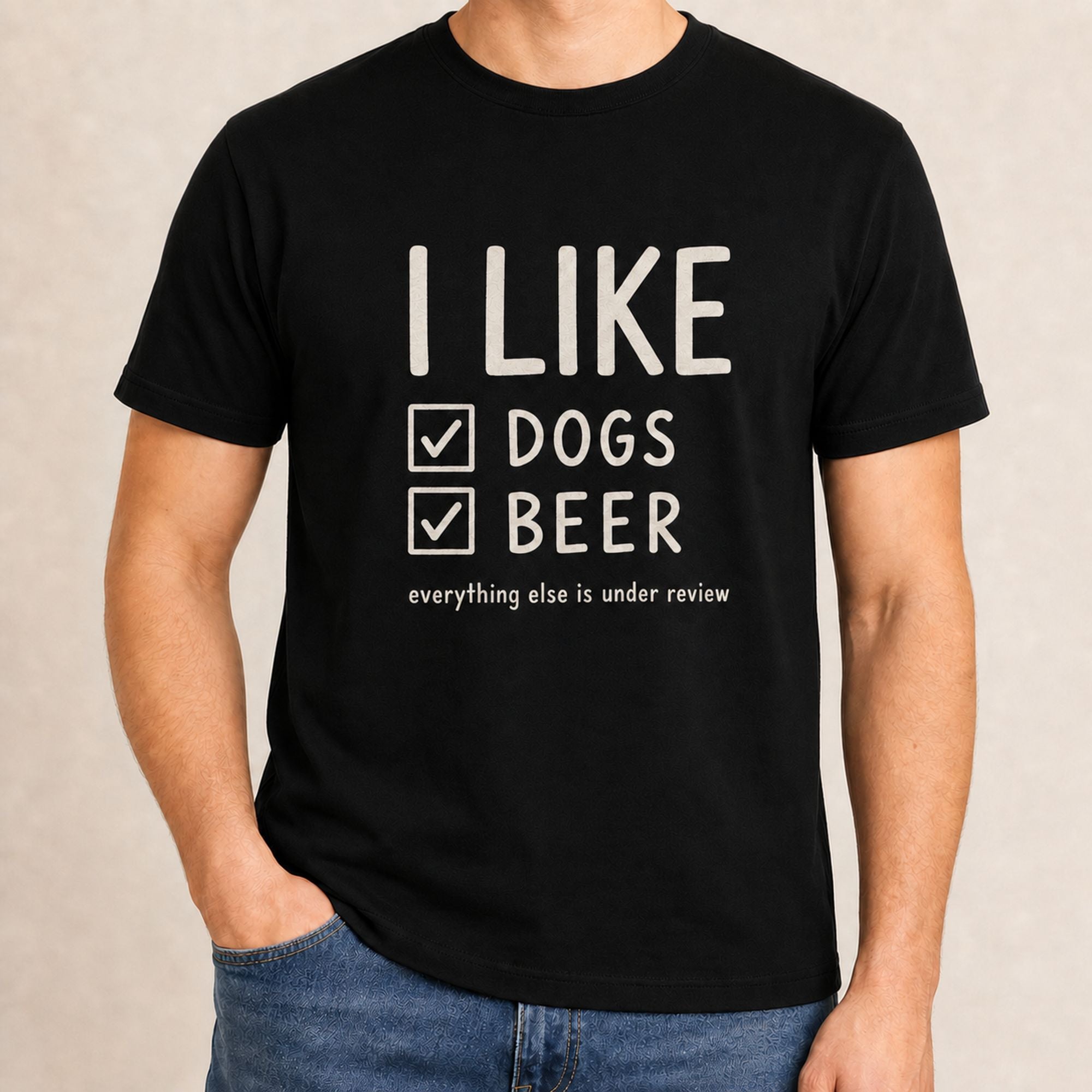 I Like Dogs & Beer T-Shirt