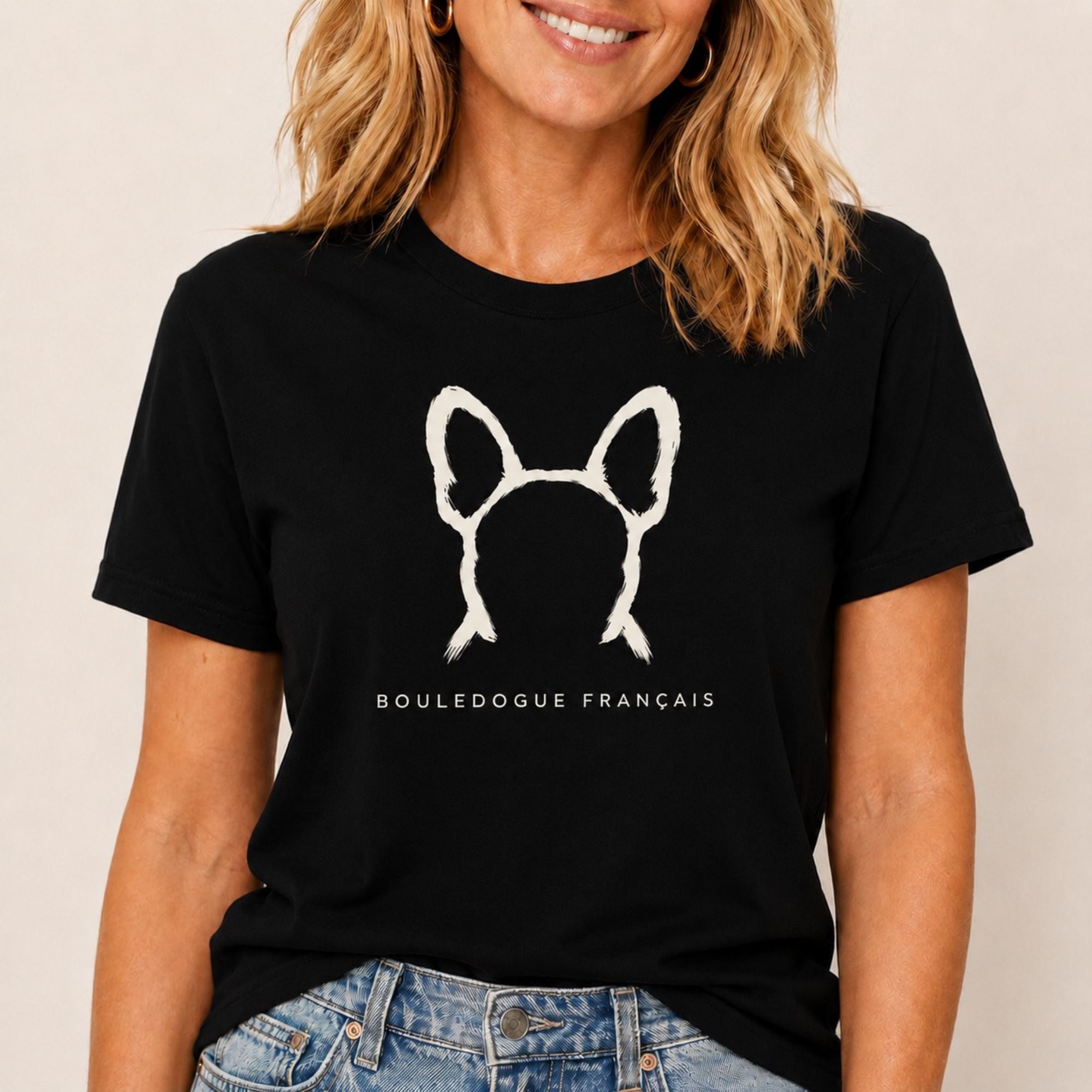 Brushstrokes Frenchie T-Shirt