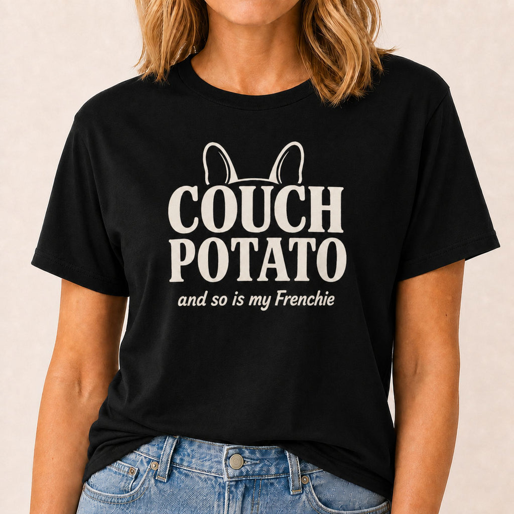 Frenchie Couch Potato T-Shirt