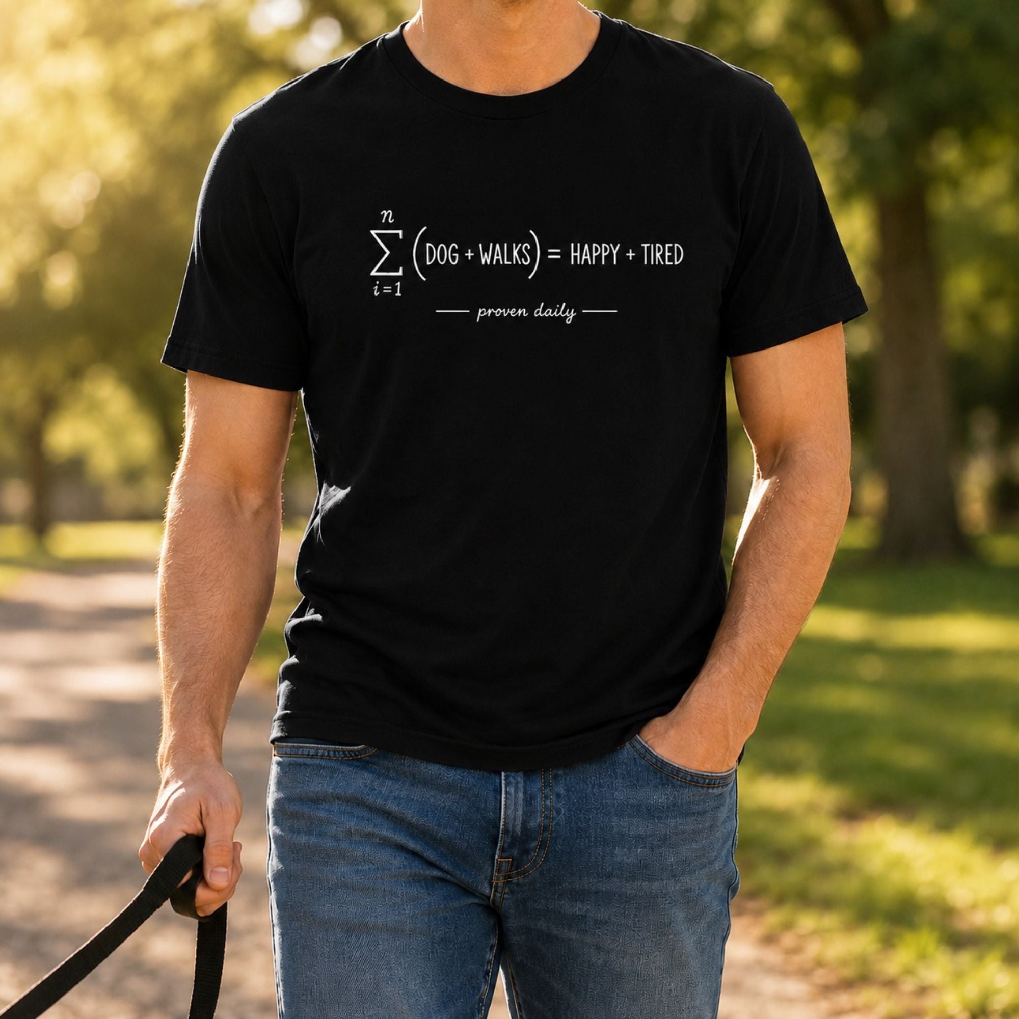 Dog Plus Walks Equation T-Shirt