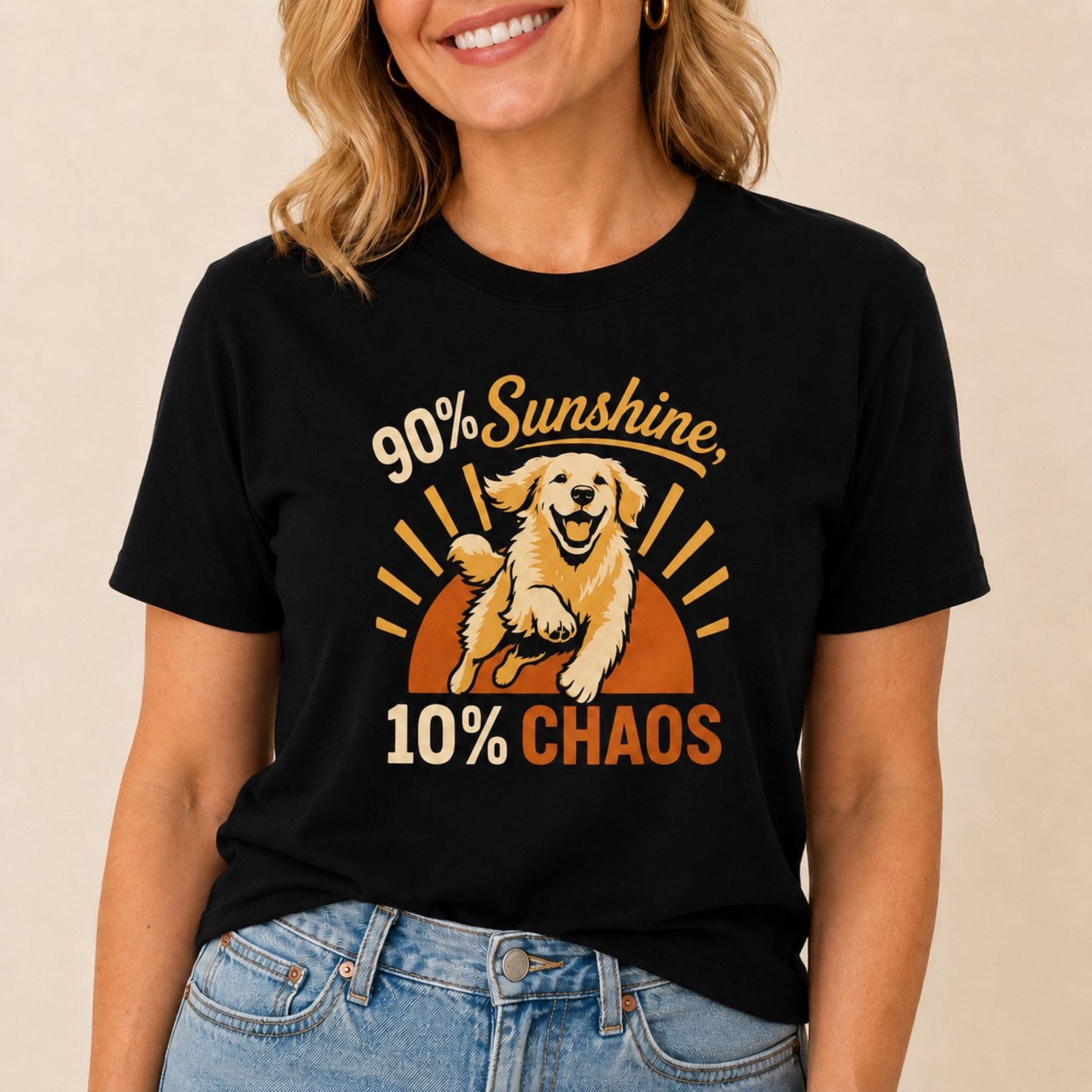 Golden Retriever Sunshine & Chaos T-Shirt