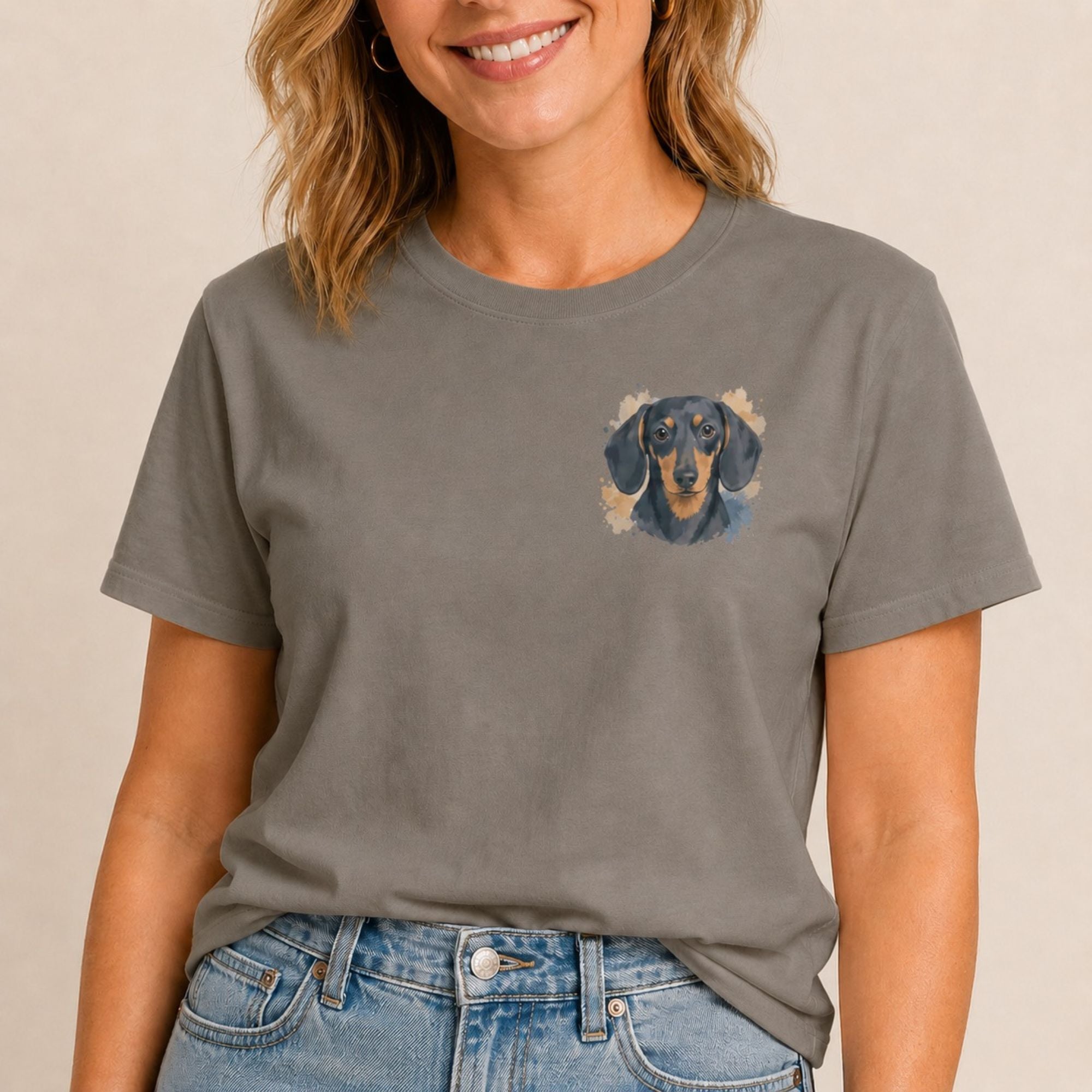 Watercolor Dachshund T-Shirt