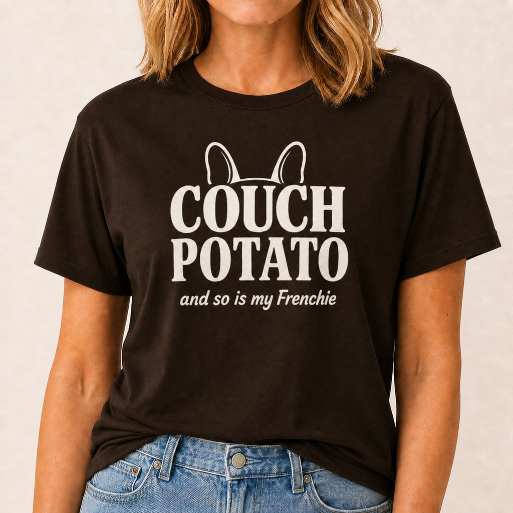 Frenchie Couch Potato T-Shirt