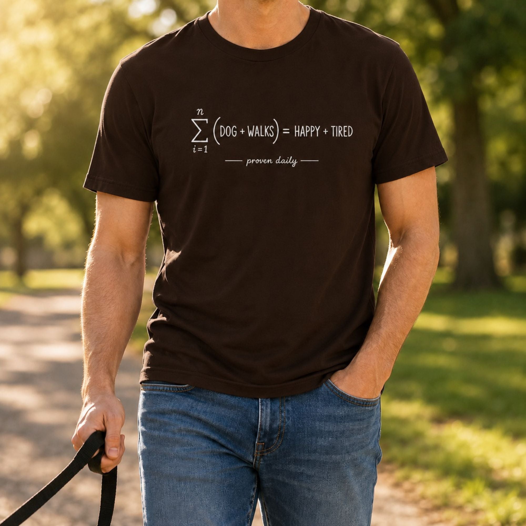 Dog Plus Walks Equation T-Shirt