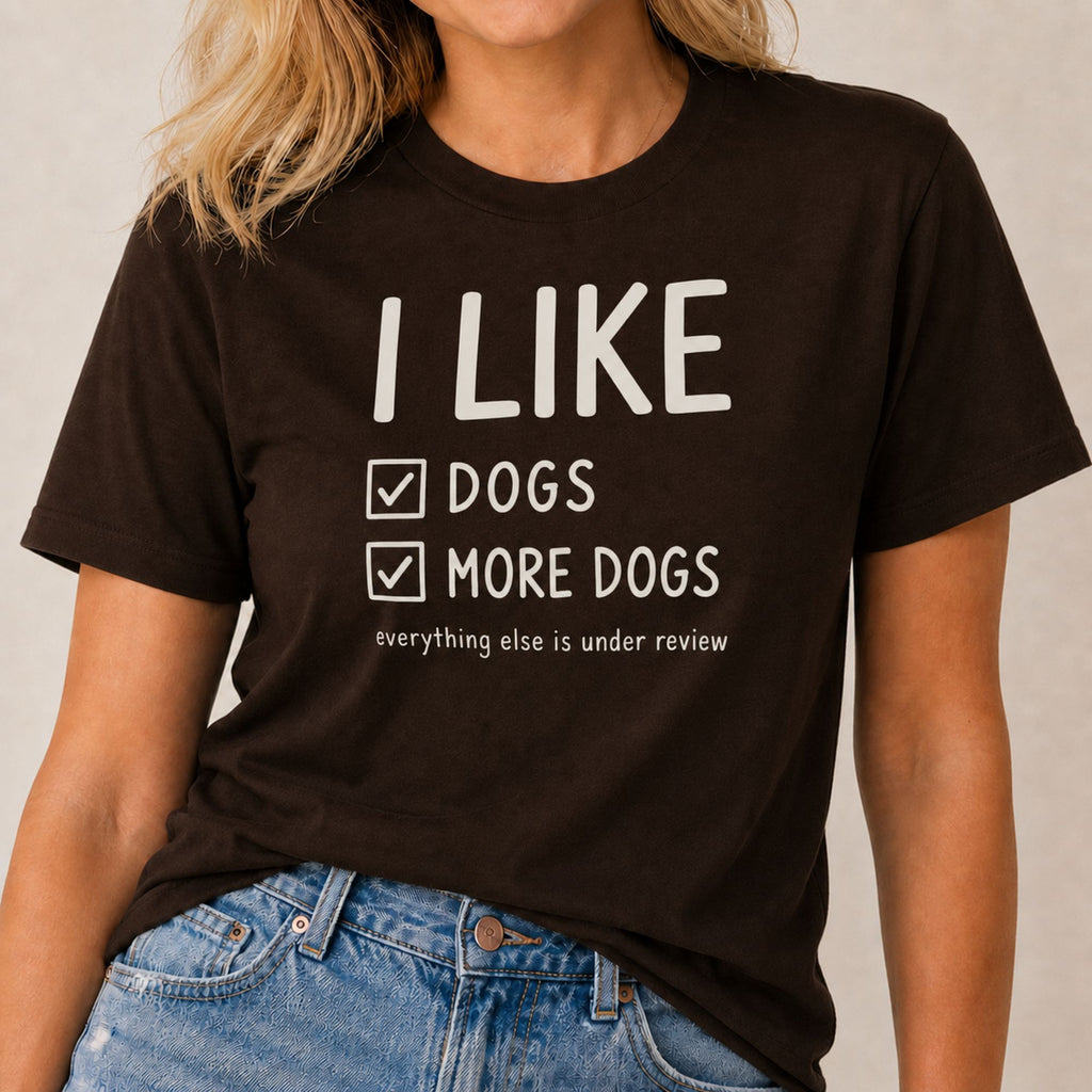 Dogs More Dogs T-Shirt - Dark Chocolate