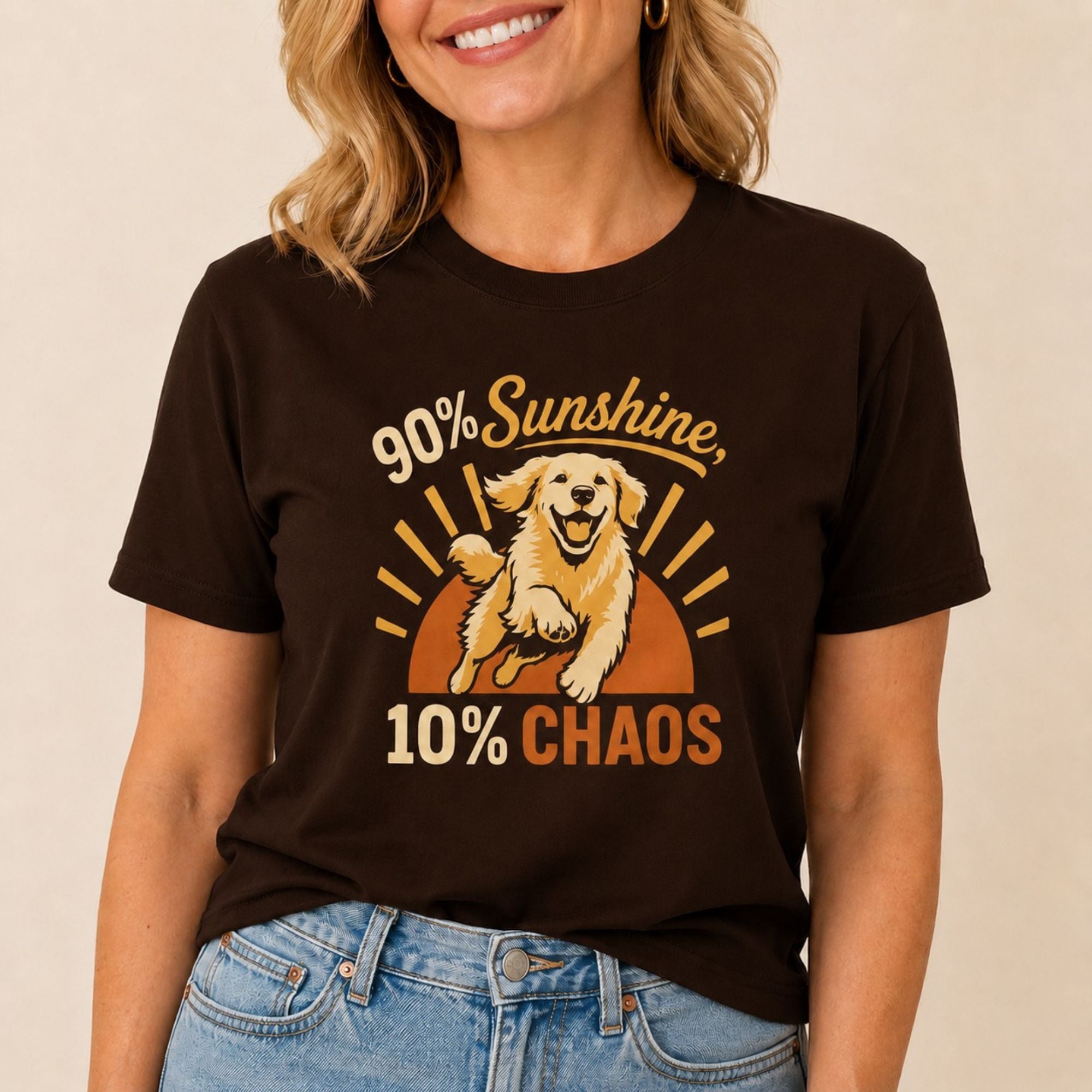 Golden Retriever Sunshine & Chaos T-Shirt