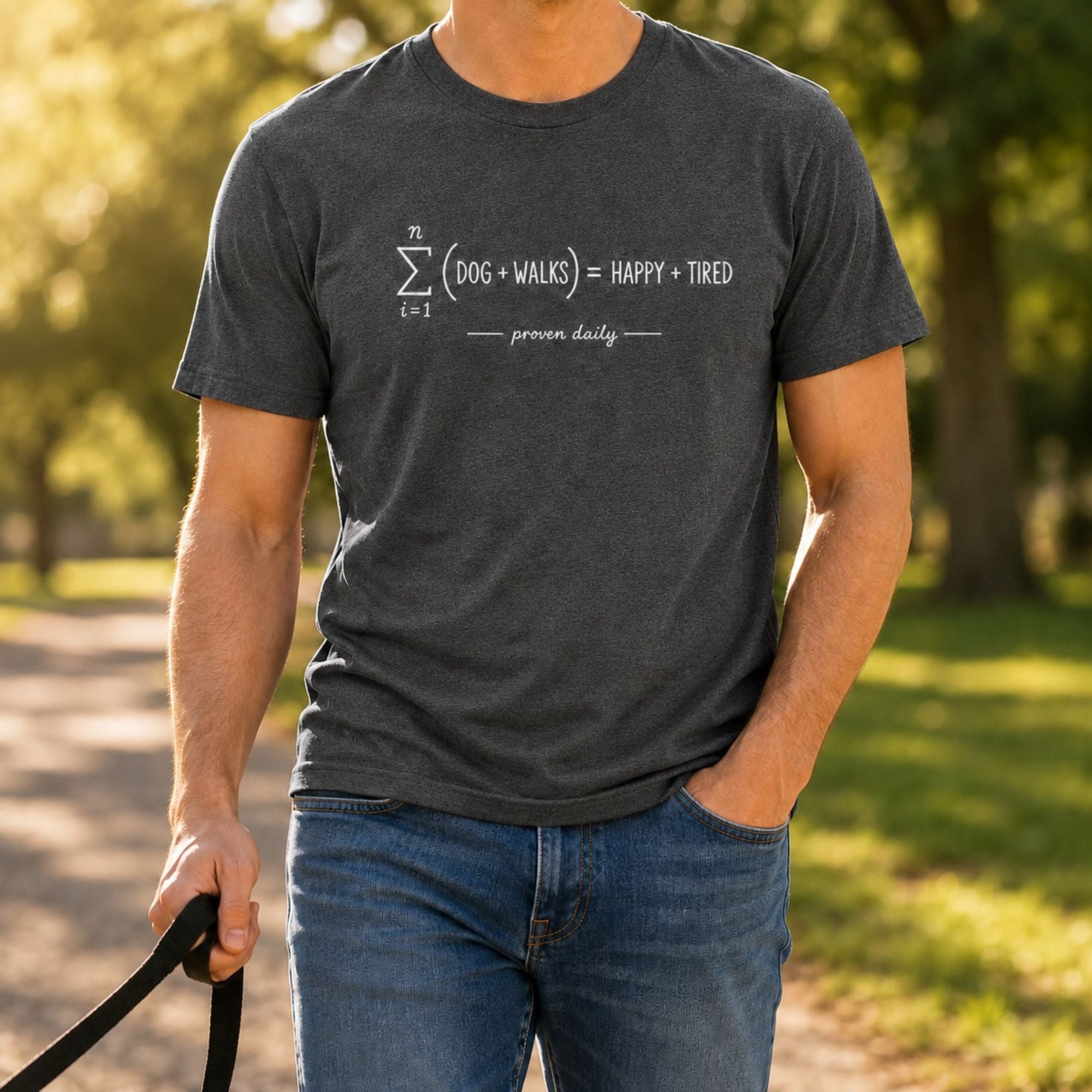 Dog Plus Walks Equation T-Shirt