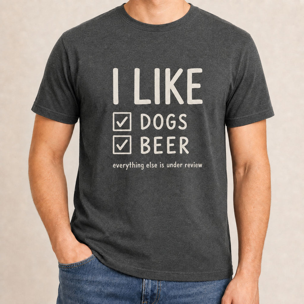 I Like Dogs & Beer T-Shirt