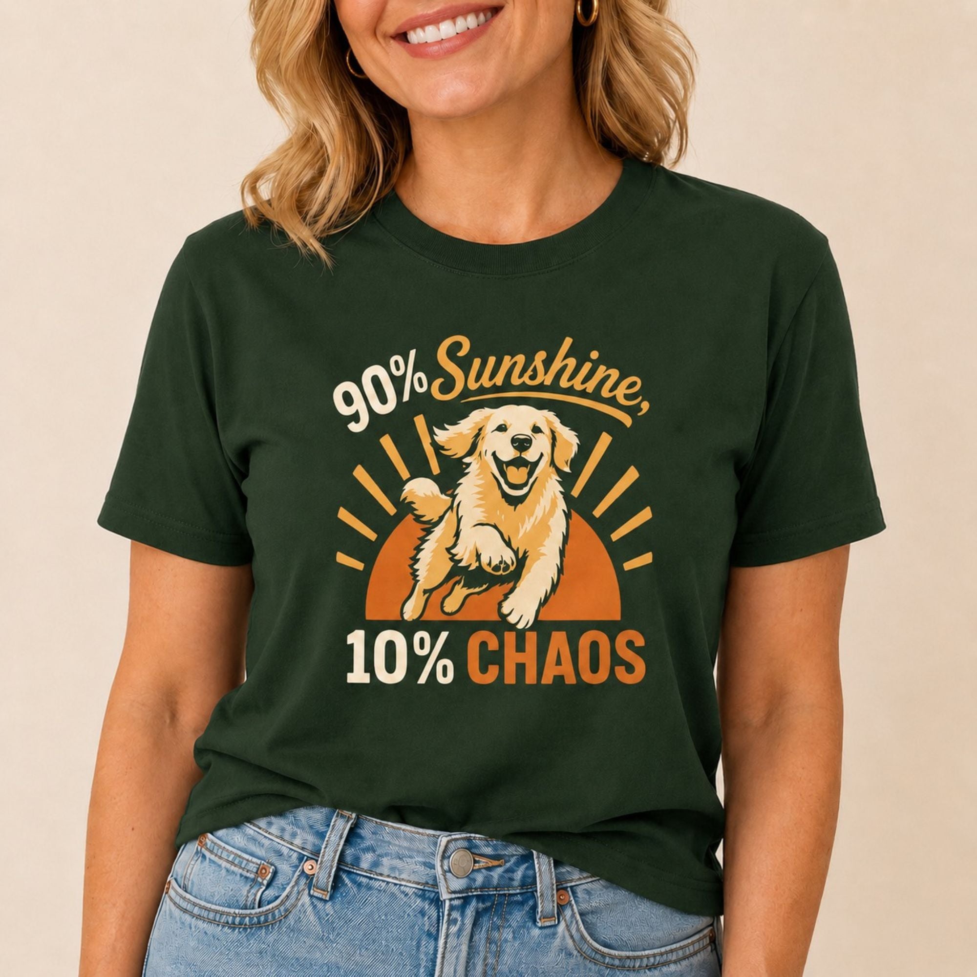 Golden Retriever Sunshine & Chaos T-Shirt
