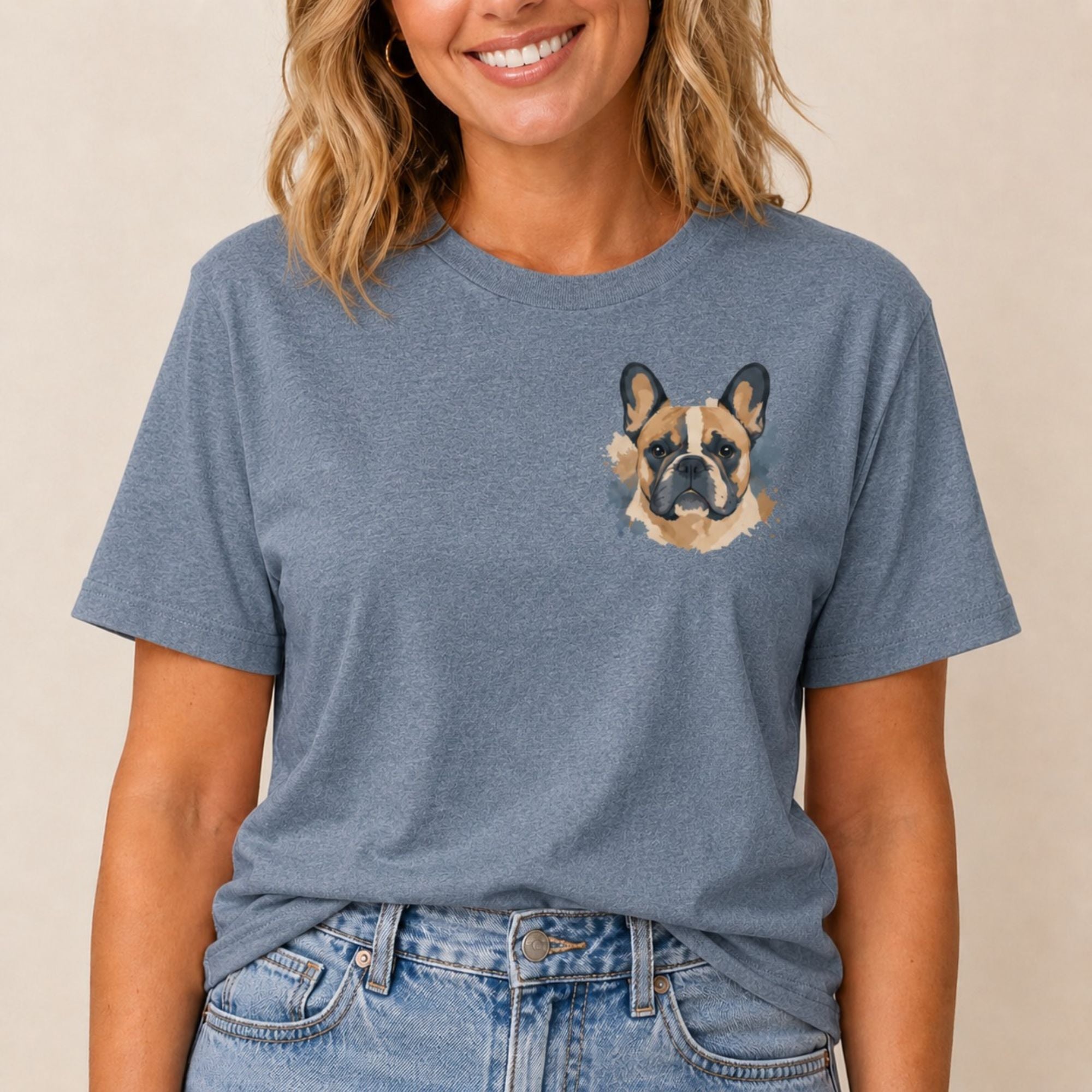 Watercolor Frenchie T-Shirt