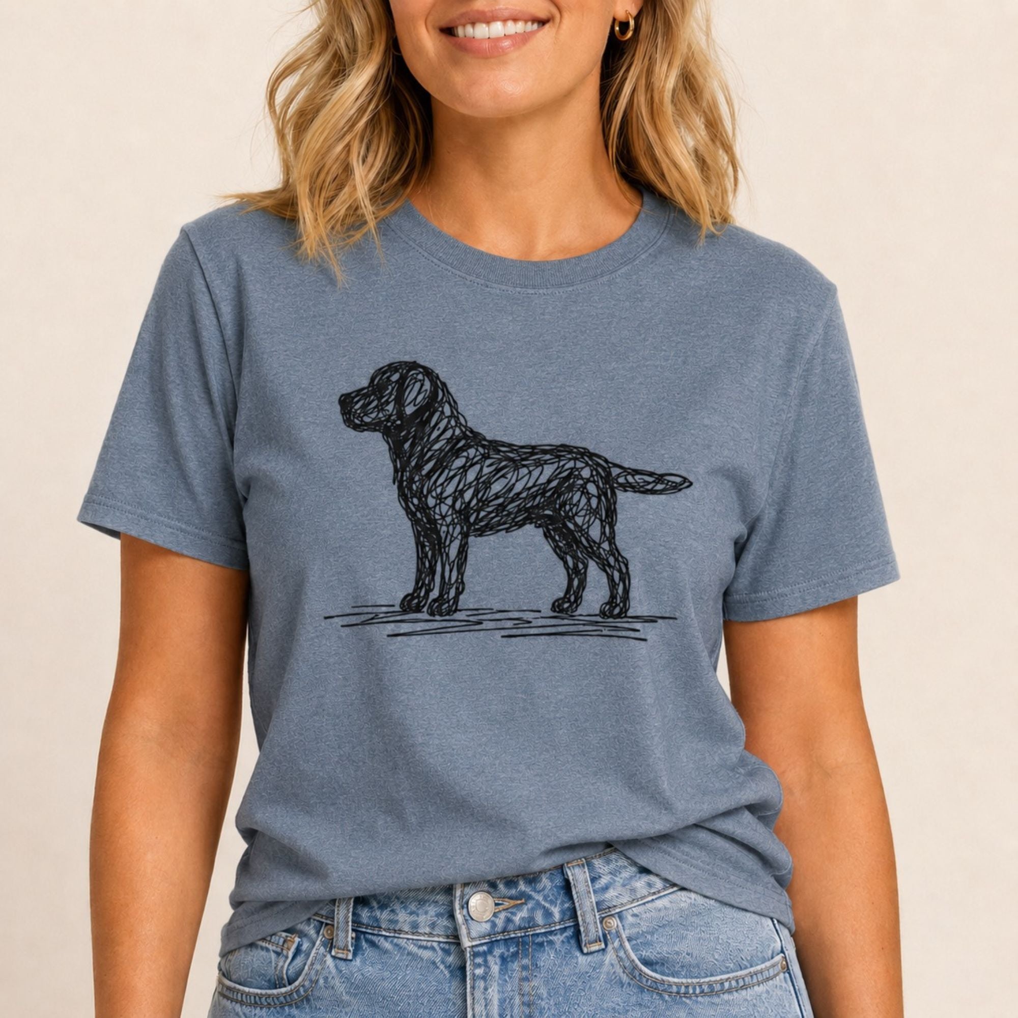 Scribbled Labrador T-Shirt