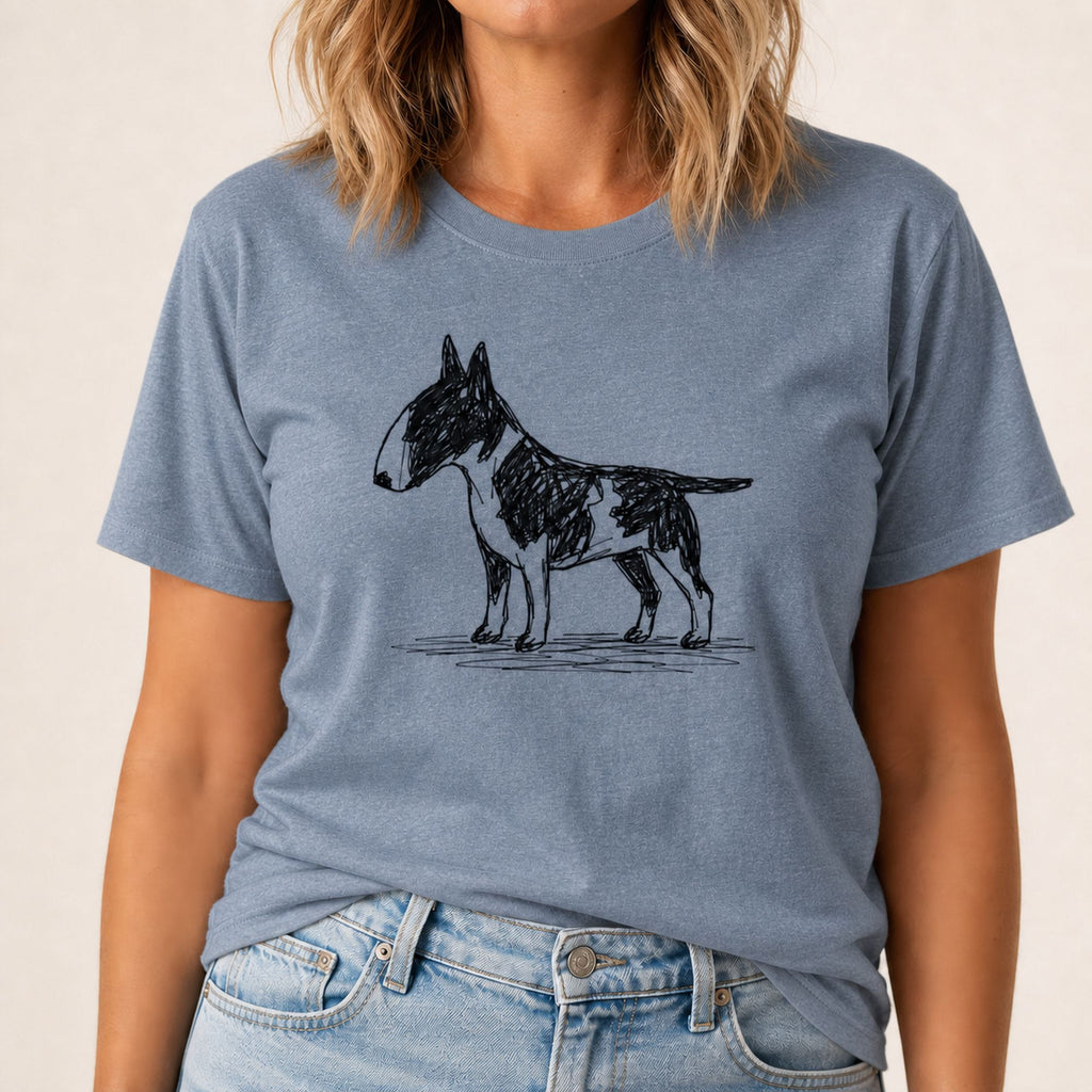 Scribbled Bull Terrier T-Shirt
