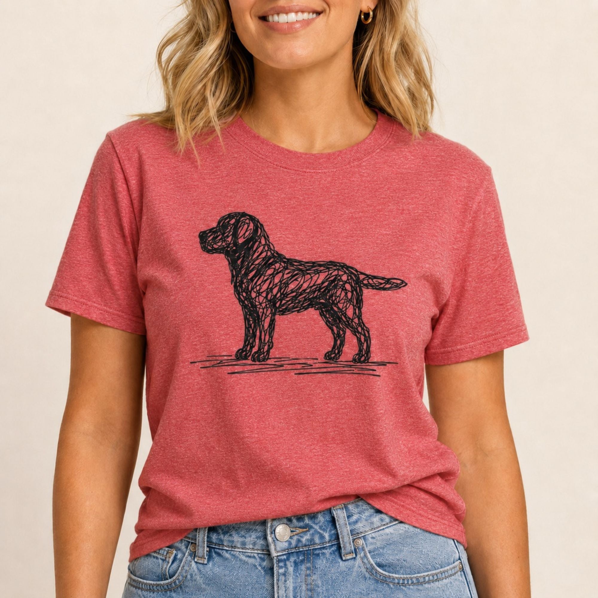 Scribbled Labrador T-Shirt