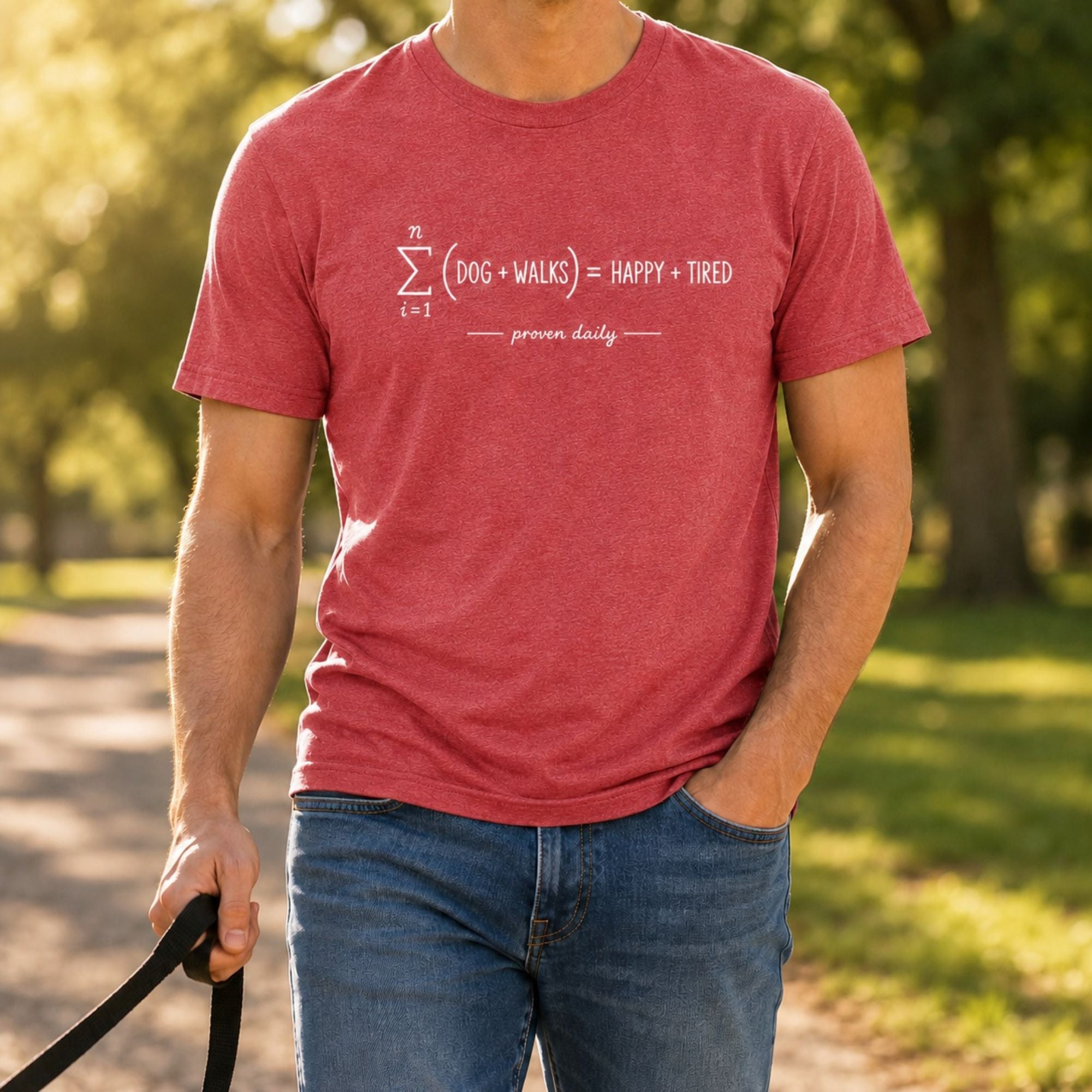 Dog Plus Walks Equation T-Shirt