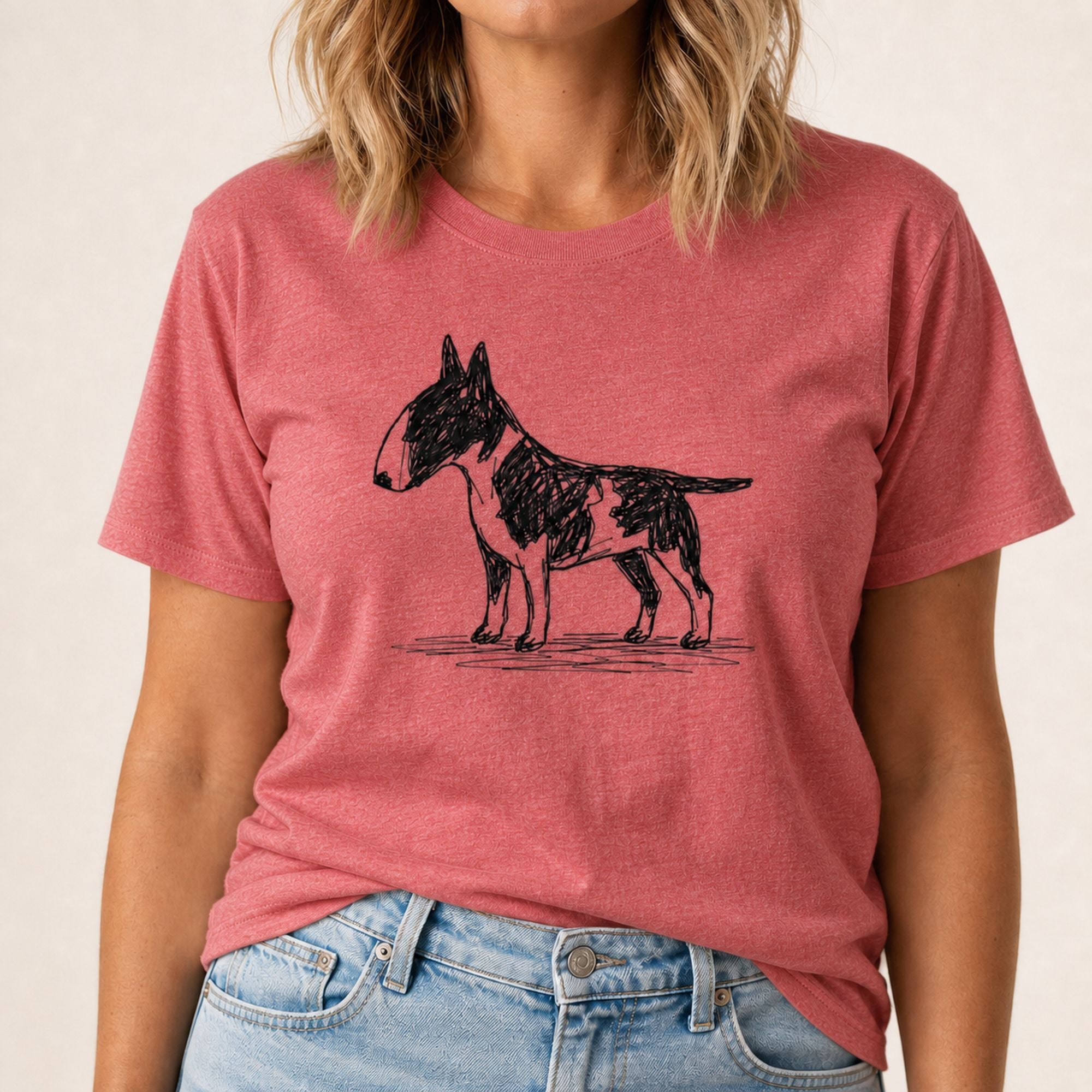 Scribbled Bull Terrier T-Shirt
