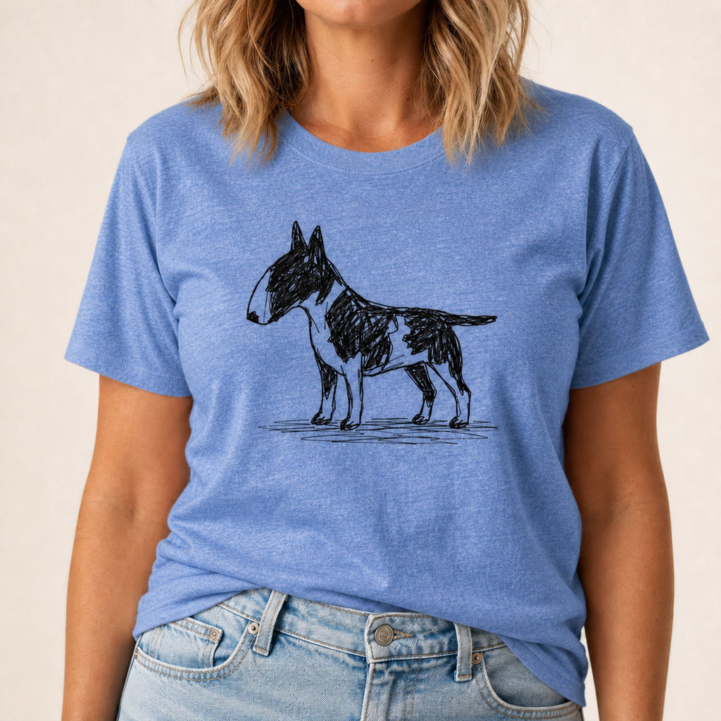 Scribbled Bull Terrier T-Shirt