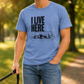 I Live Here - Rottweiler T-Shirt