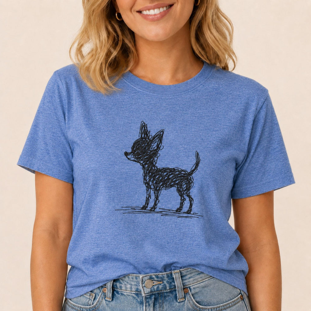 Scribbled Chihuahua T-Shirt