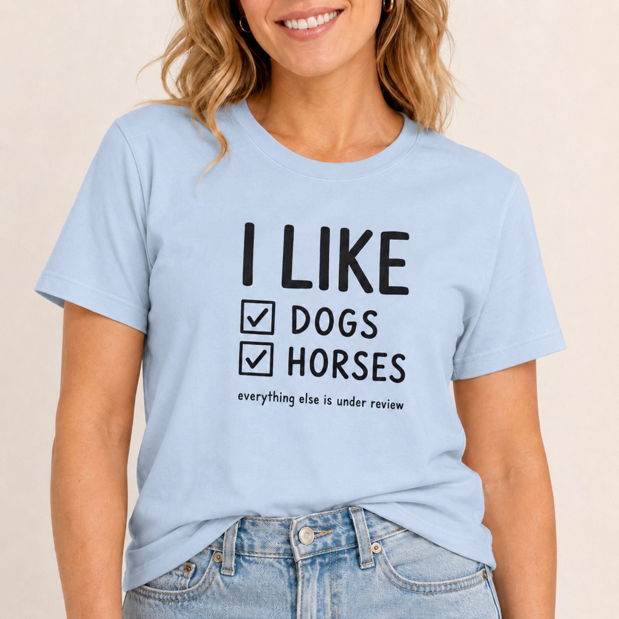 I Like Dogs & Horses T-Shirt