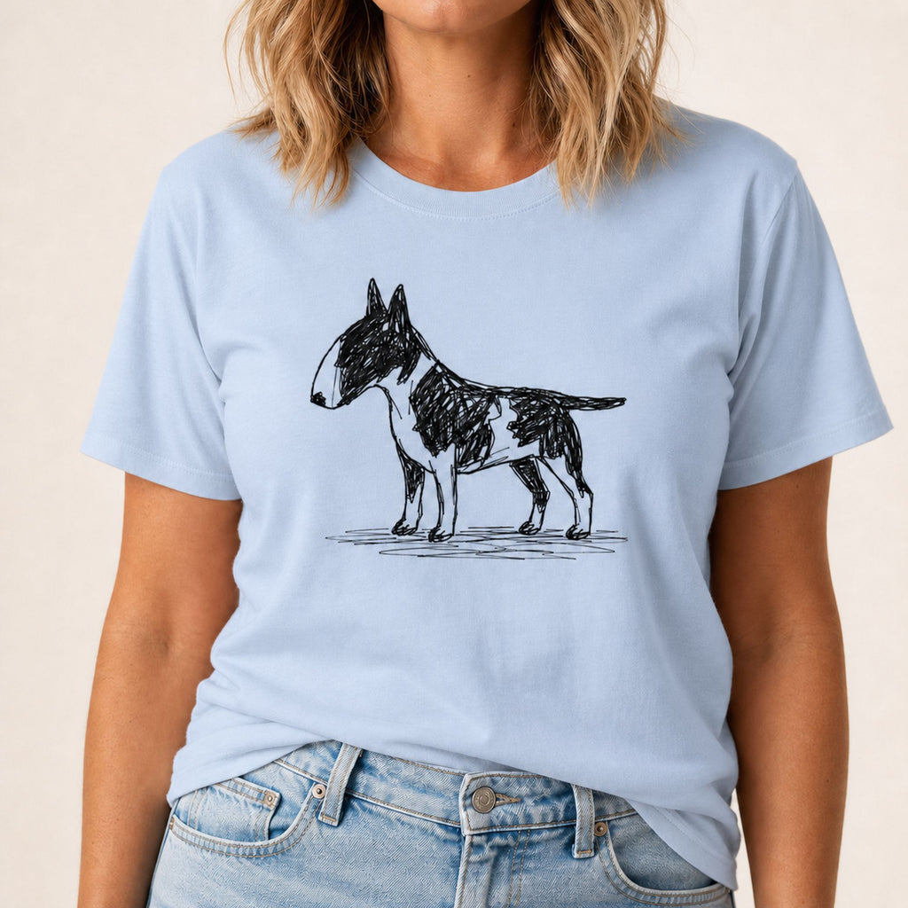 Scribbled Bull Terrier T-Shirt