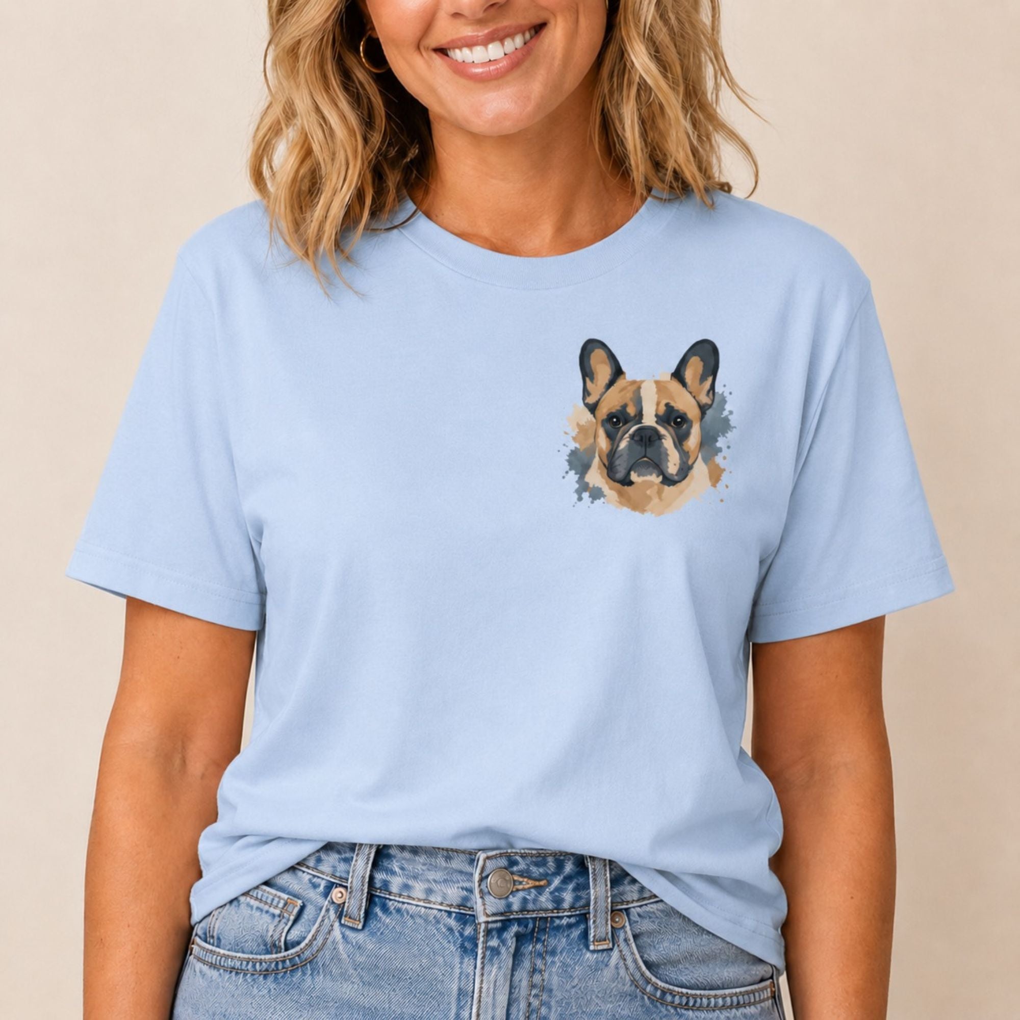Watercolor Frenchie T-Shirt