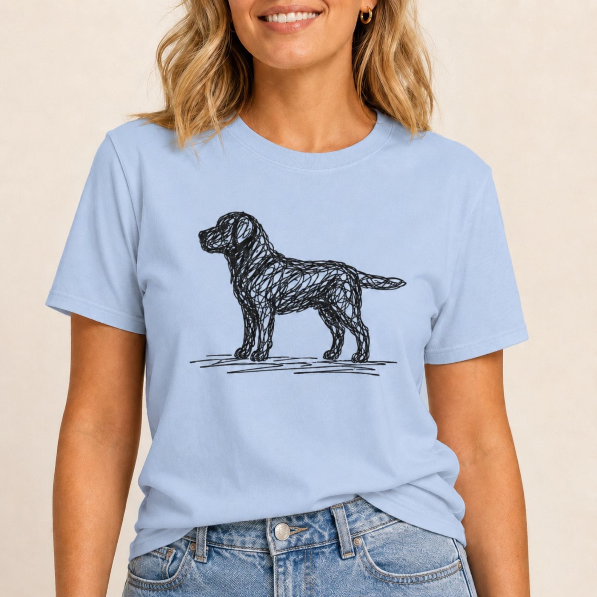 Scribbled Labrador T-Shirt