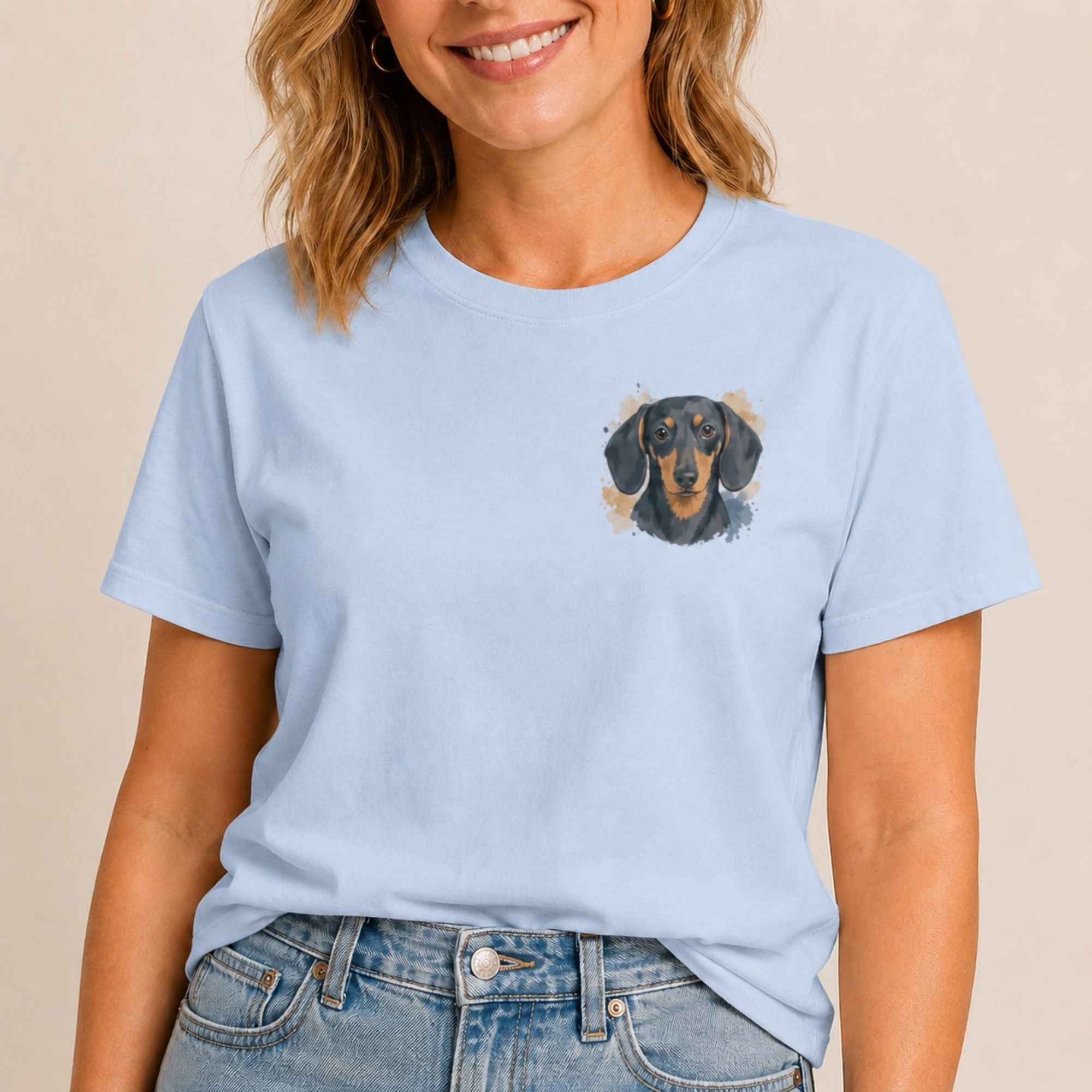 Watercolor Dachshund T-Shirt