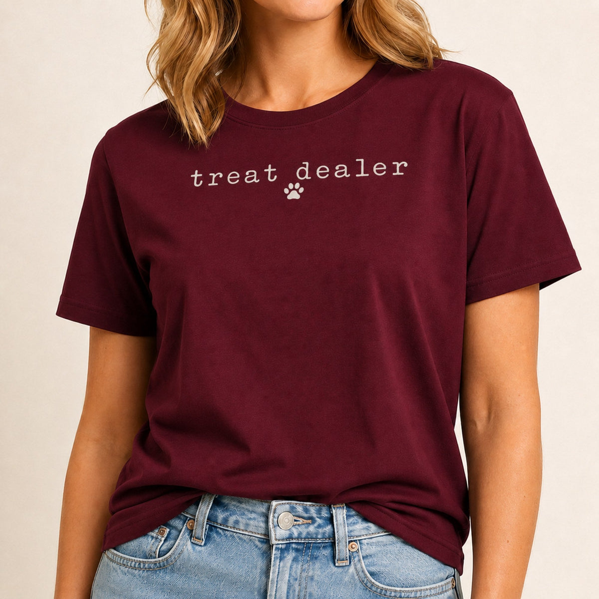 Treat Dealer T-Shirt - Maroon