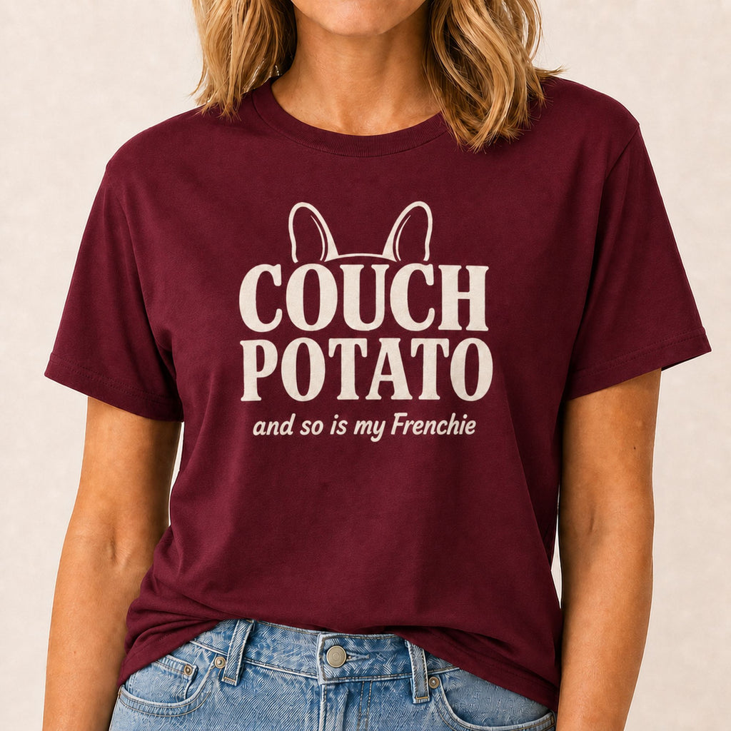Frenchie Couch Potato T-Shirt