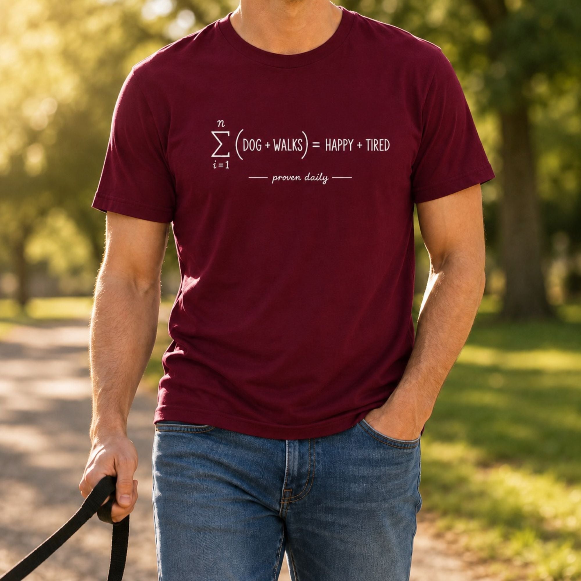 Dog Plus Walks Equation T-Shirt