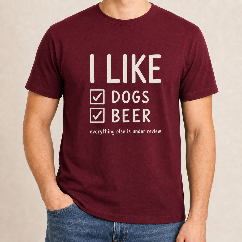 I Like Dogs & Beer T-Shirt