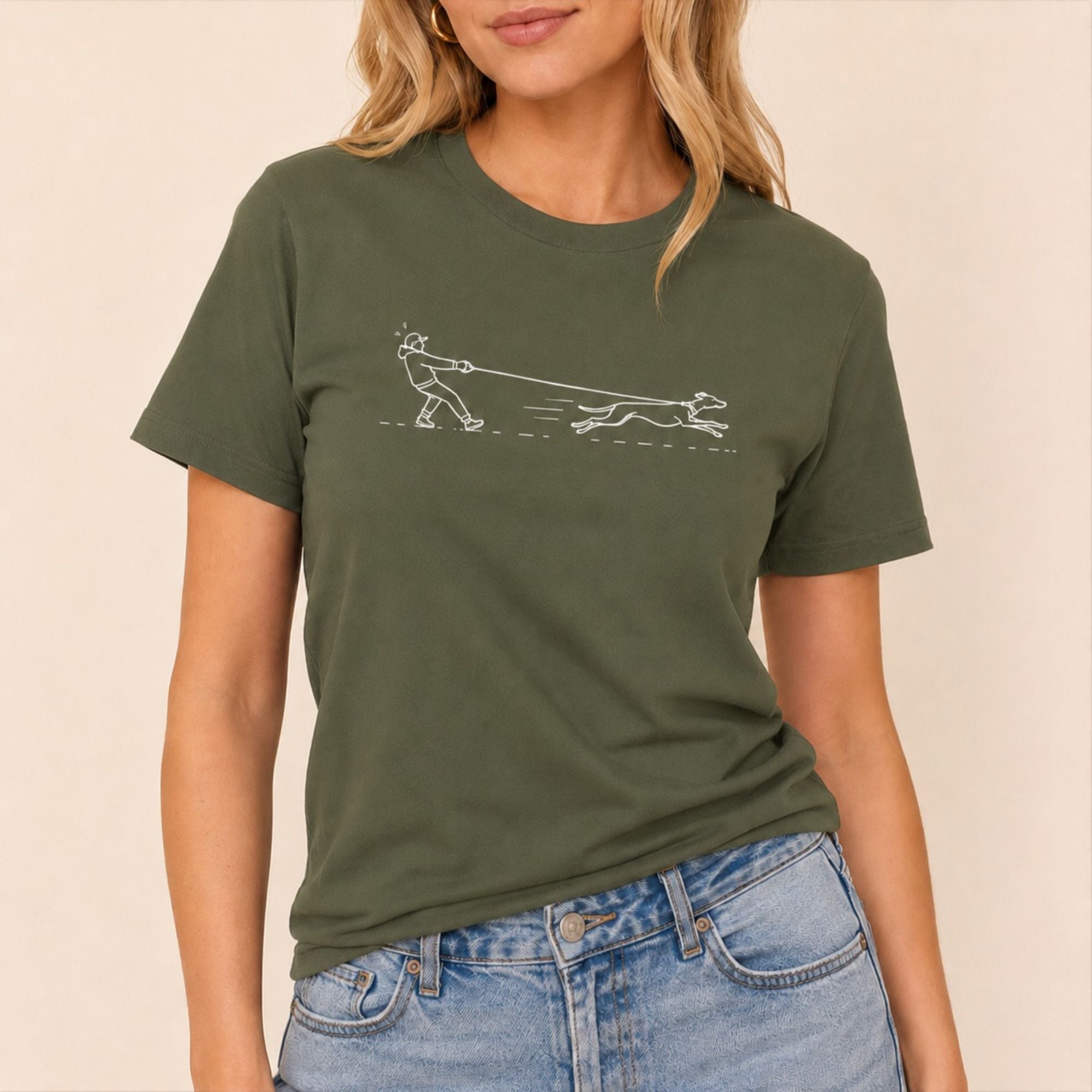 Pulling Greyhound T-Shirt