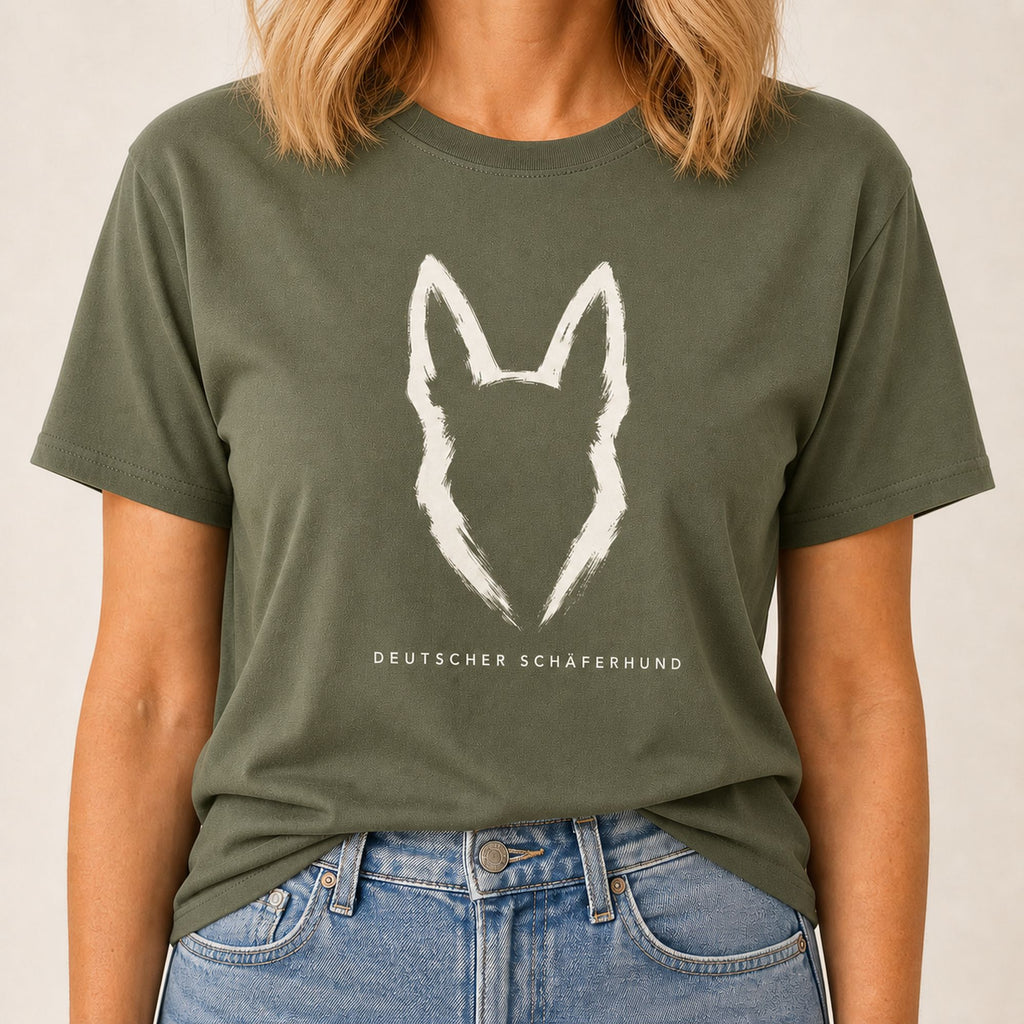 Brushstrokes German Shepherd T-Shirt