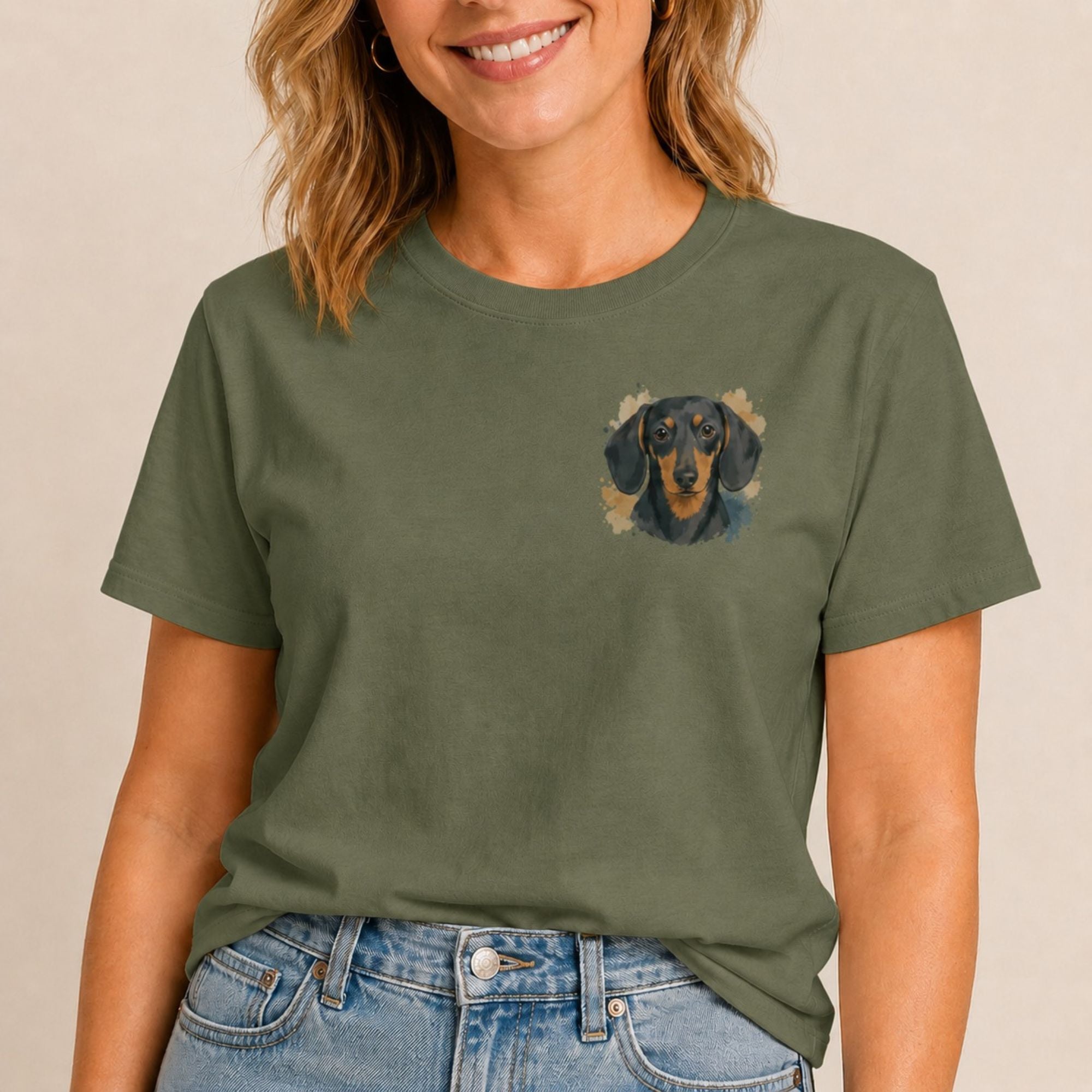 Watercolor Dachshund T-Shirt