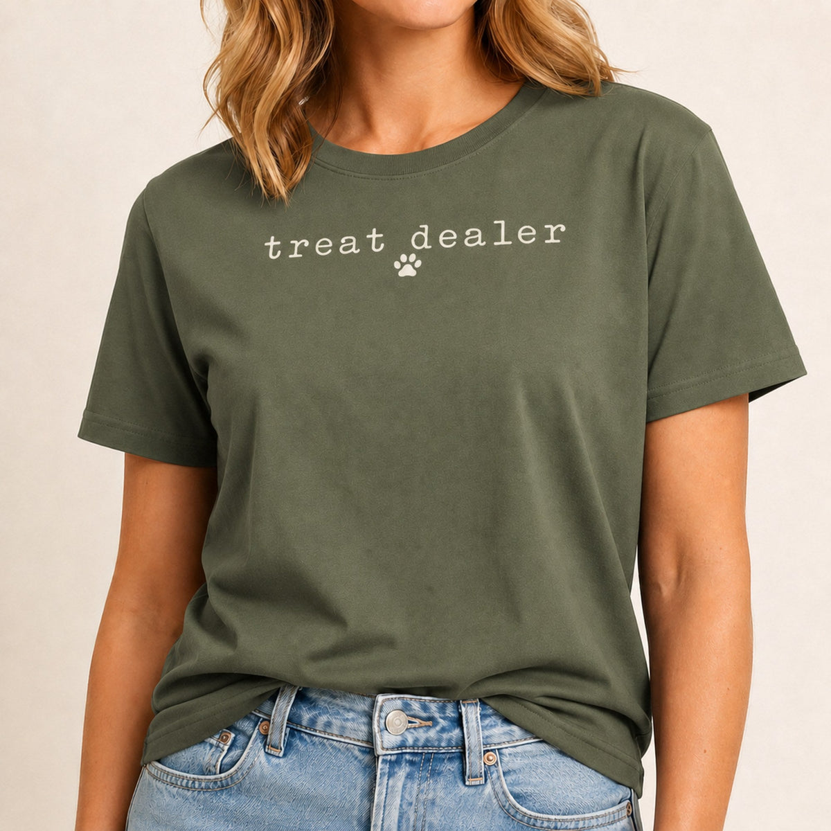 Treat Dealer T-Shirt - Military Green