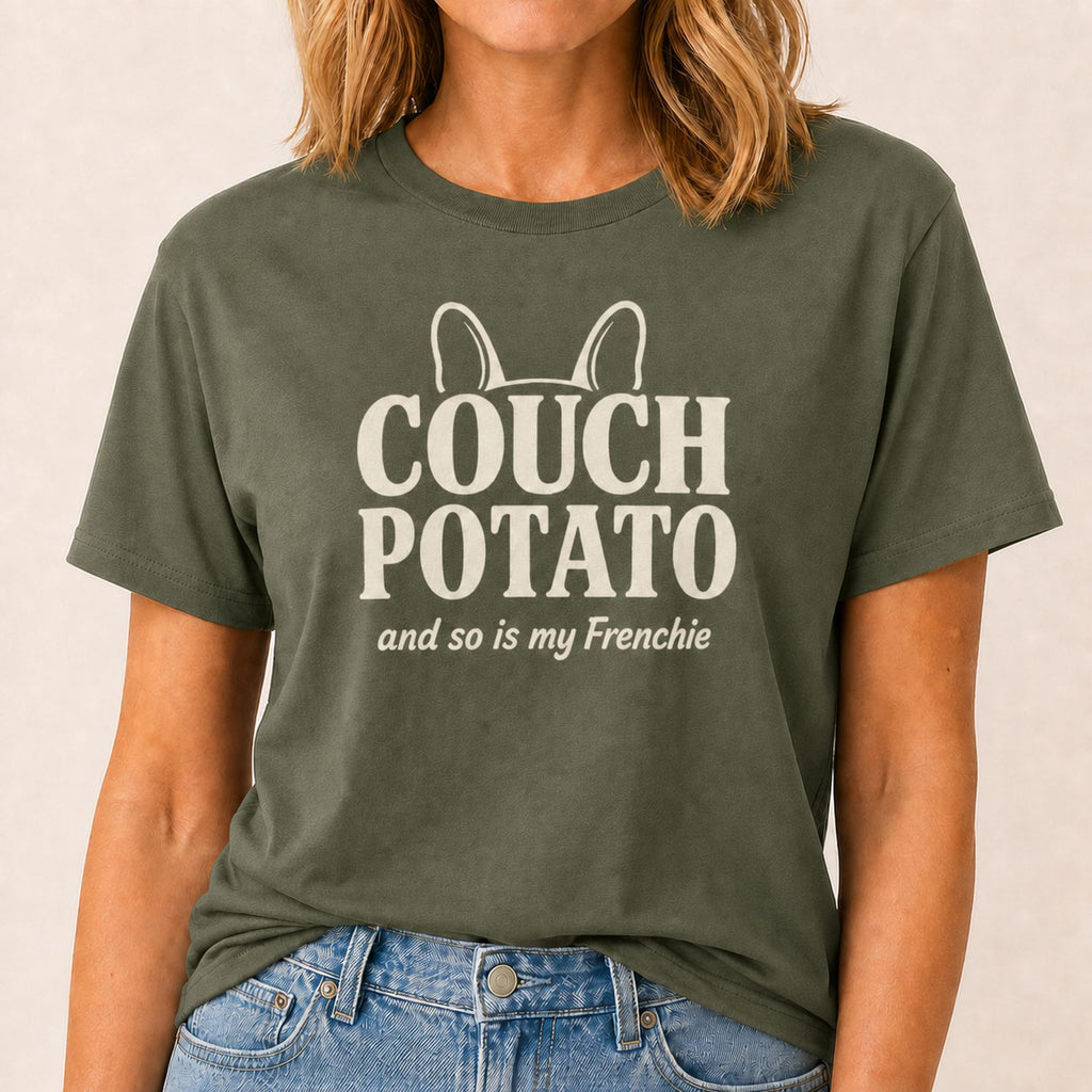 Frenchie Couch Potato T-Shirt