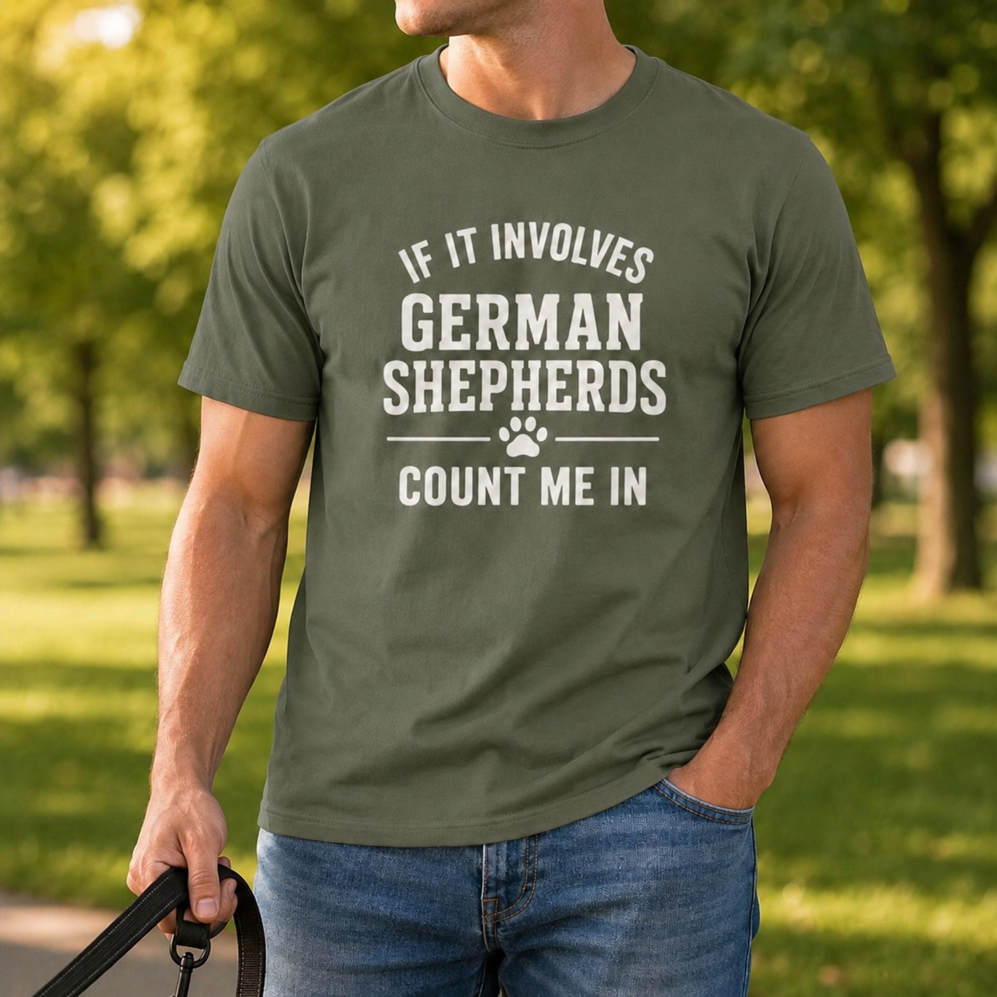 German Shepherds - Count Me In T-Shirt