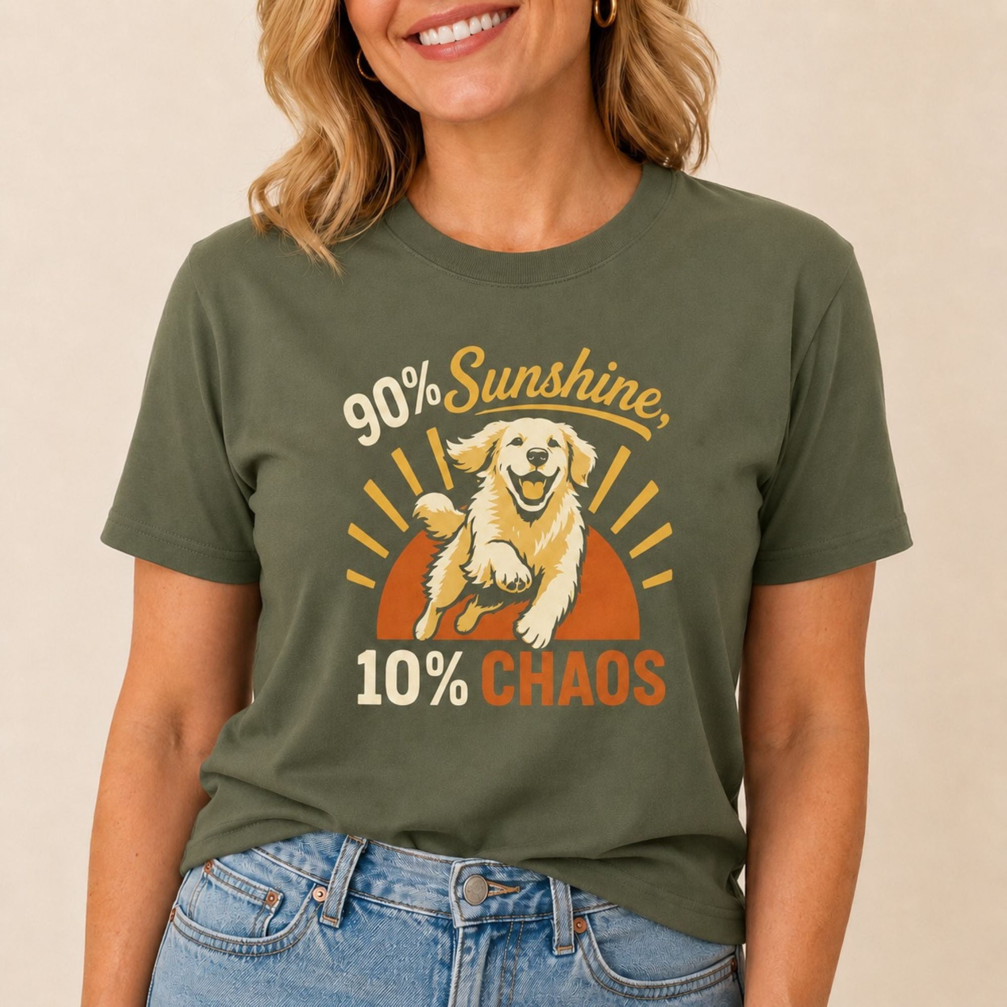 Golden Retriever Sunshine & Chaos T-Shirt