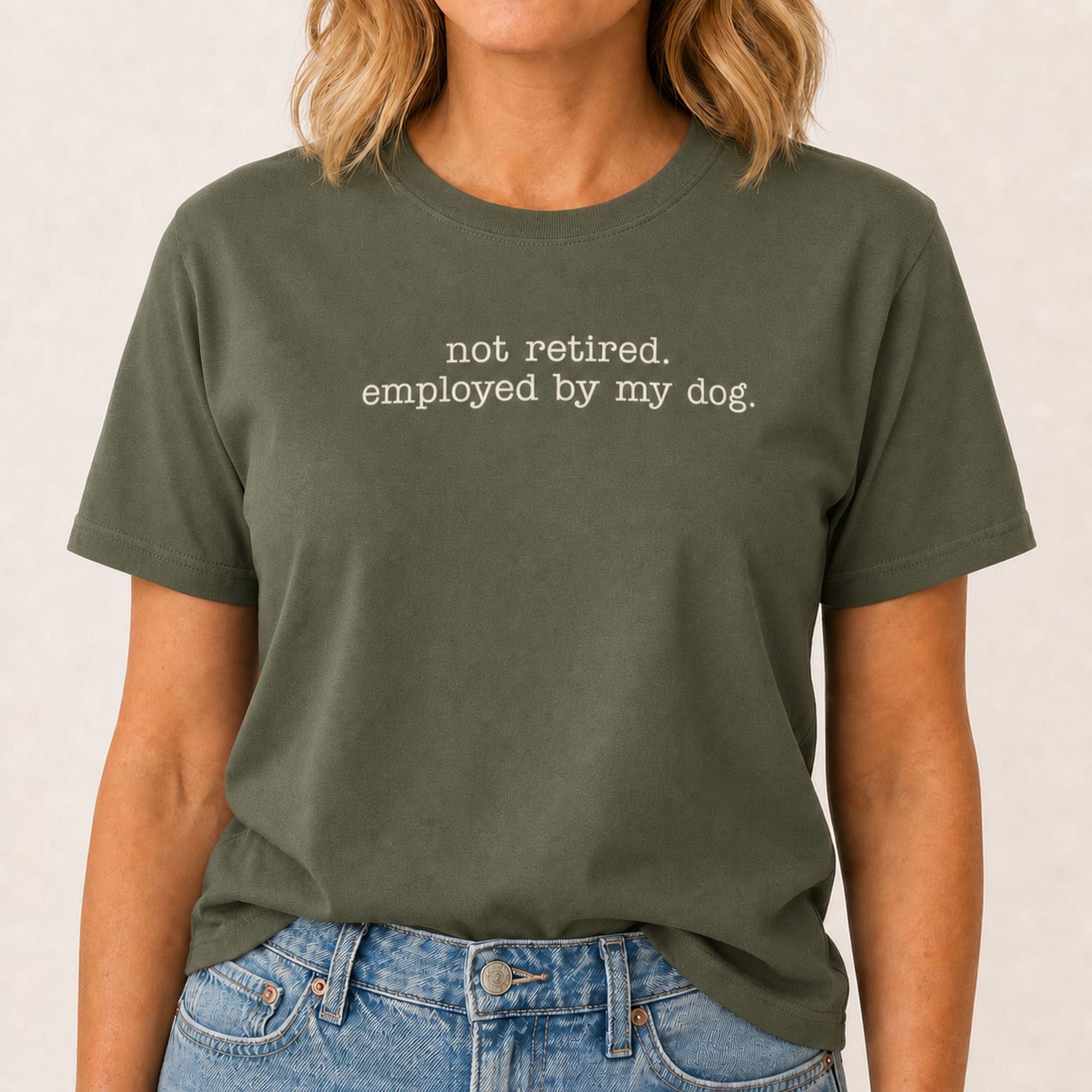 Employed By My Dog T-Shirt