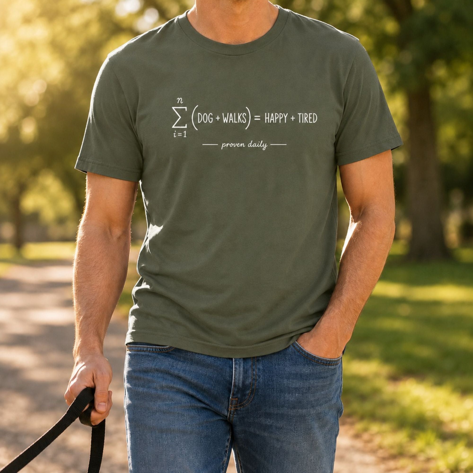 Dog Plus Walks Equation T-Shirt