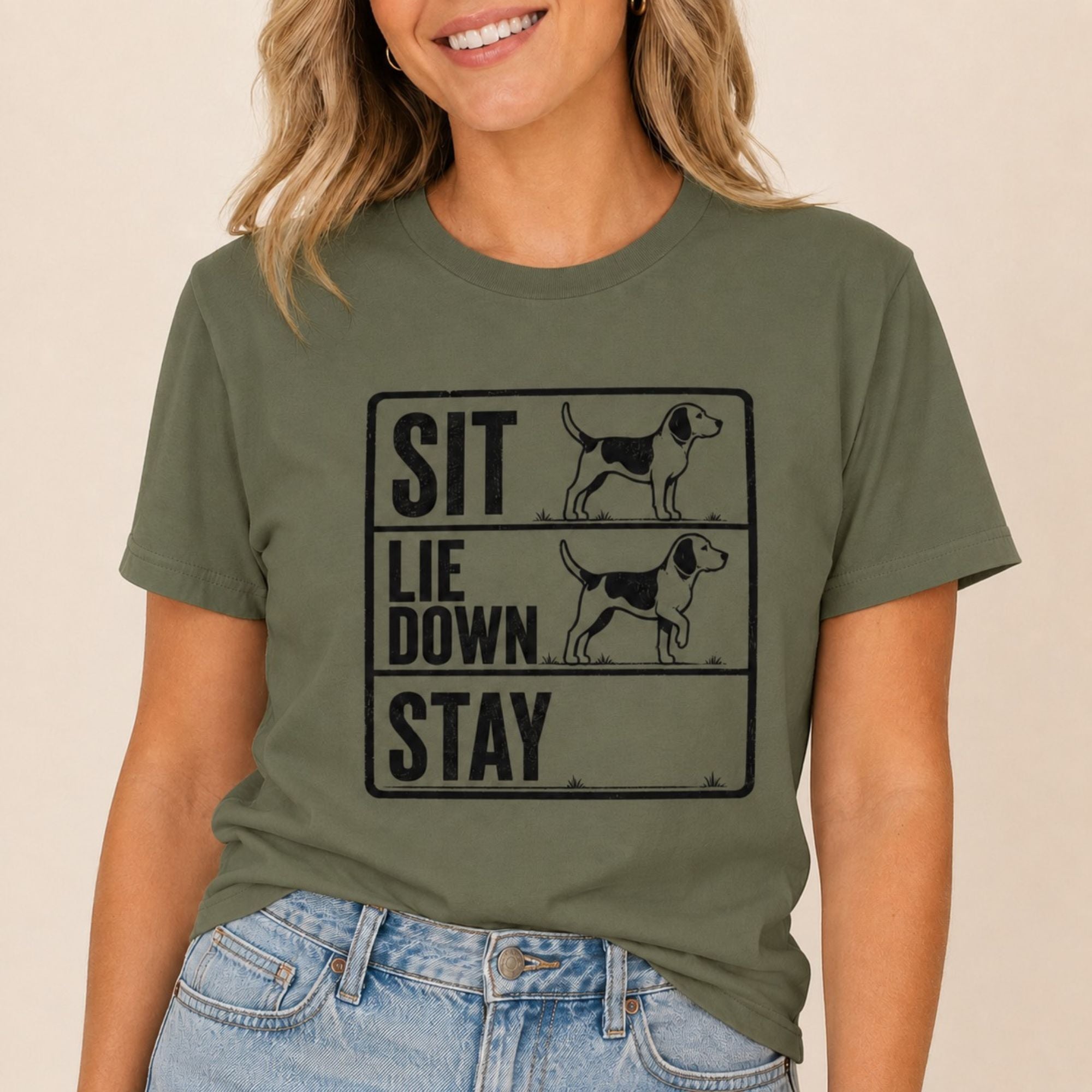 Sit Lie Down Stay T-Shirt