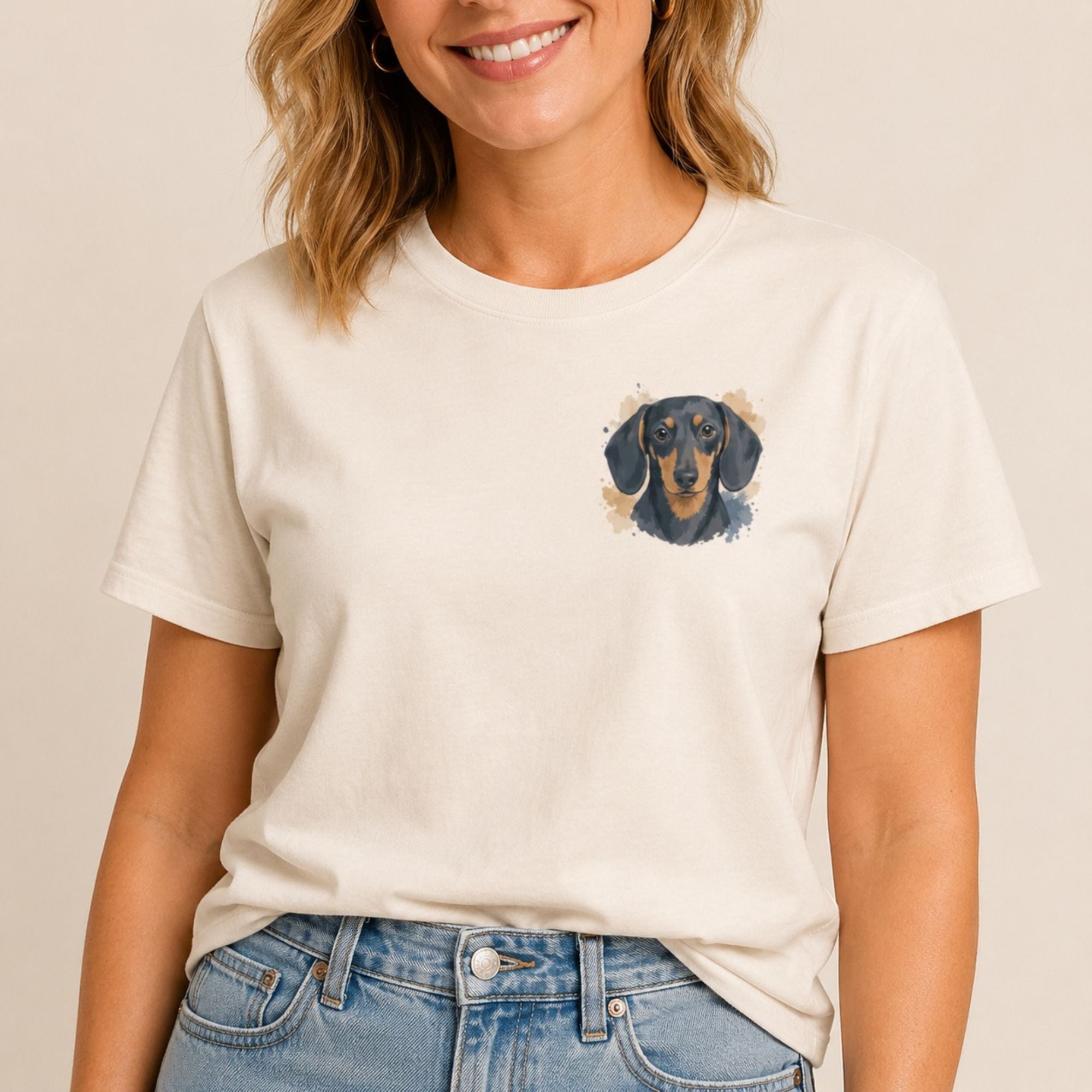 Watercolor Dachshund T-Shirt