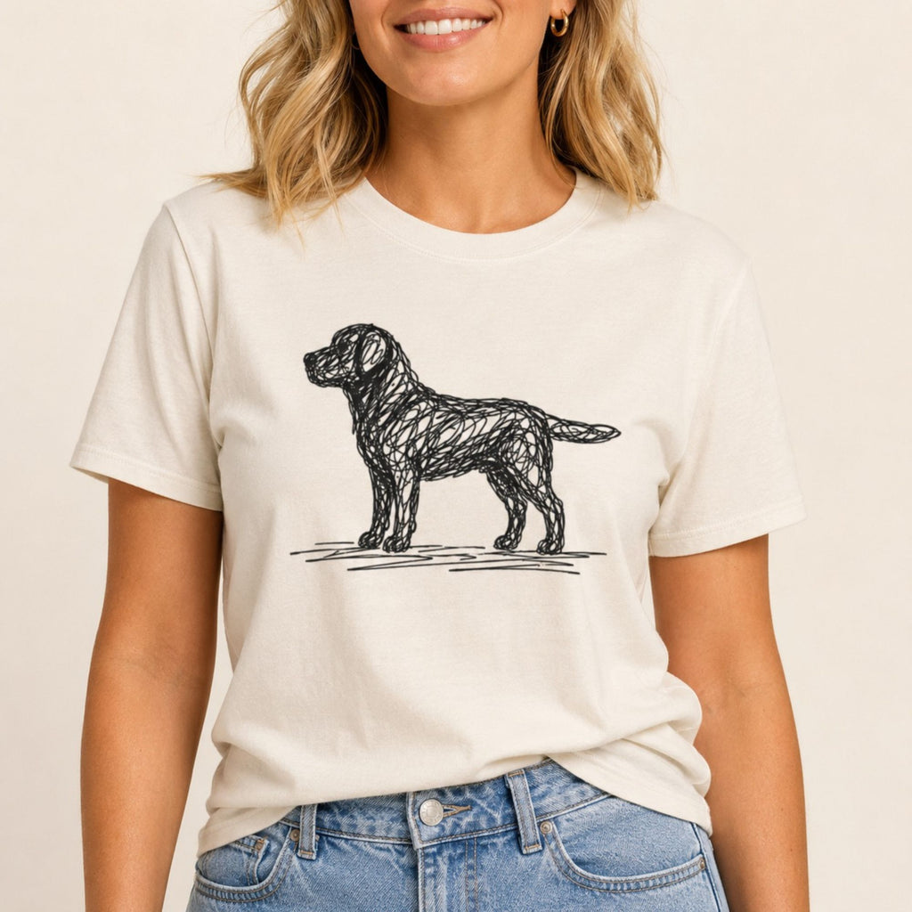 Scribbled Labrador T-Shirt
