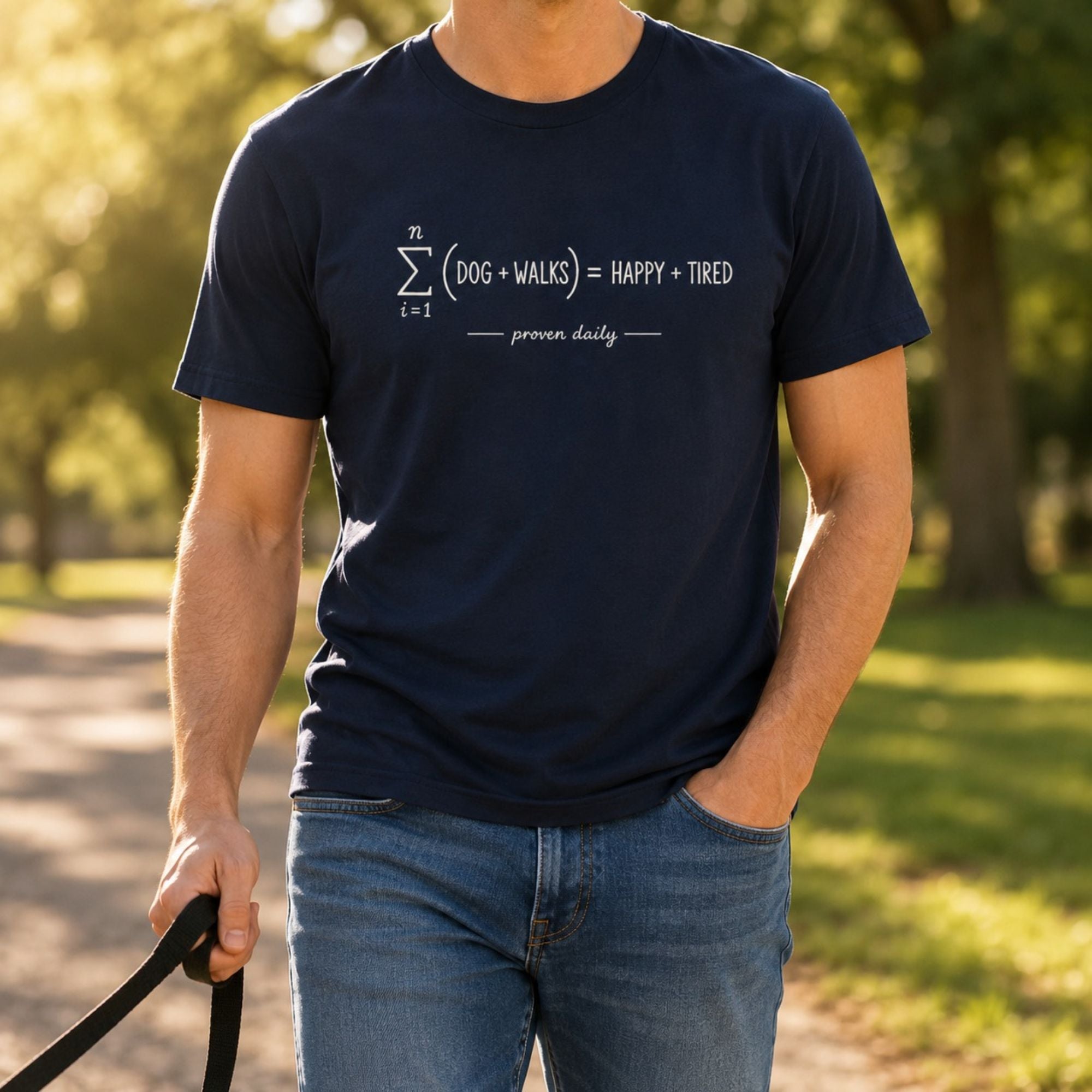 Dog Plus Walks Equation T-Shirt