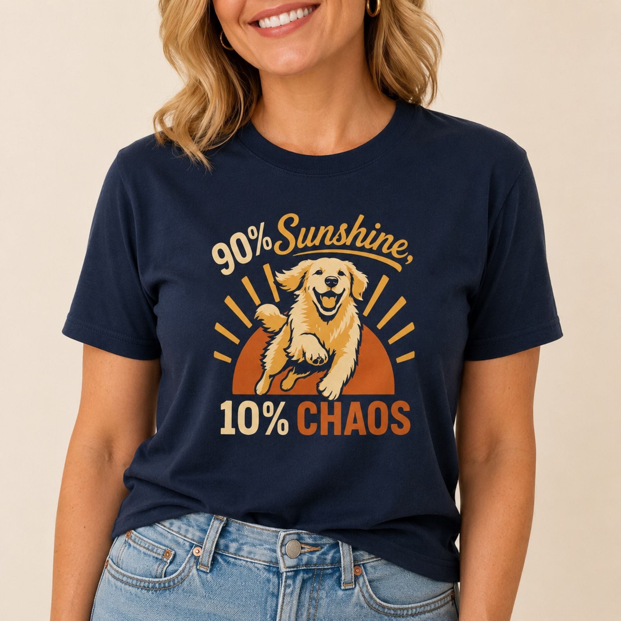 Golden Retriever Sunshine & Chaos T-Shirt