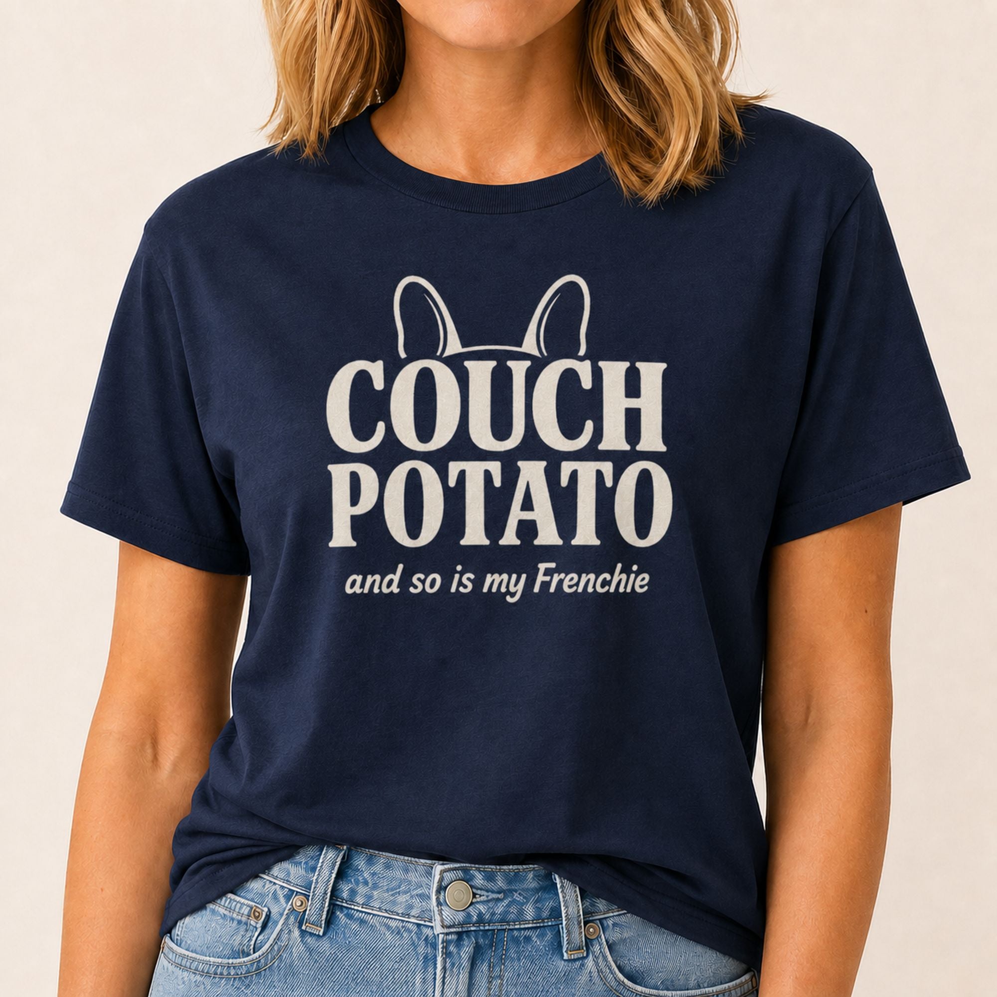 Frenchie Couch Potato T-Shirt