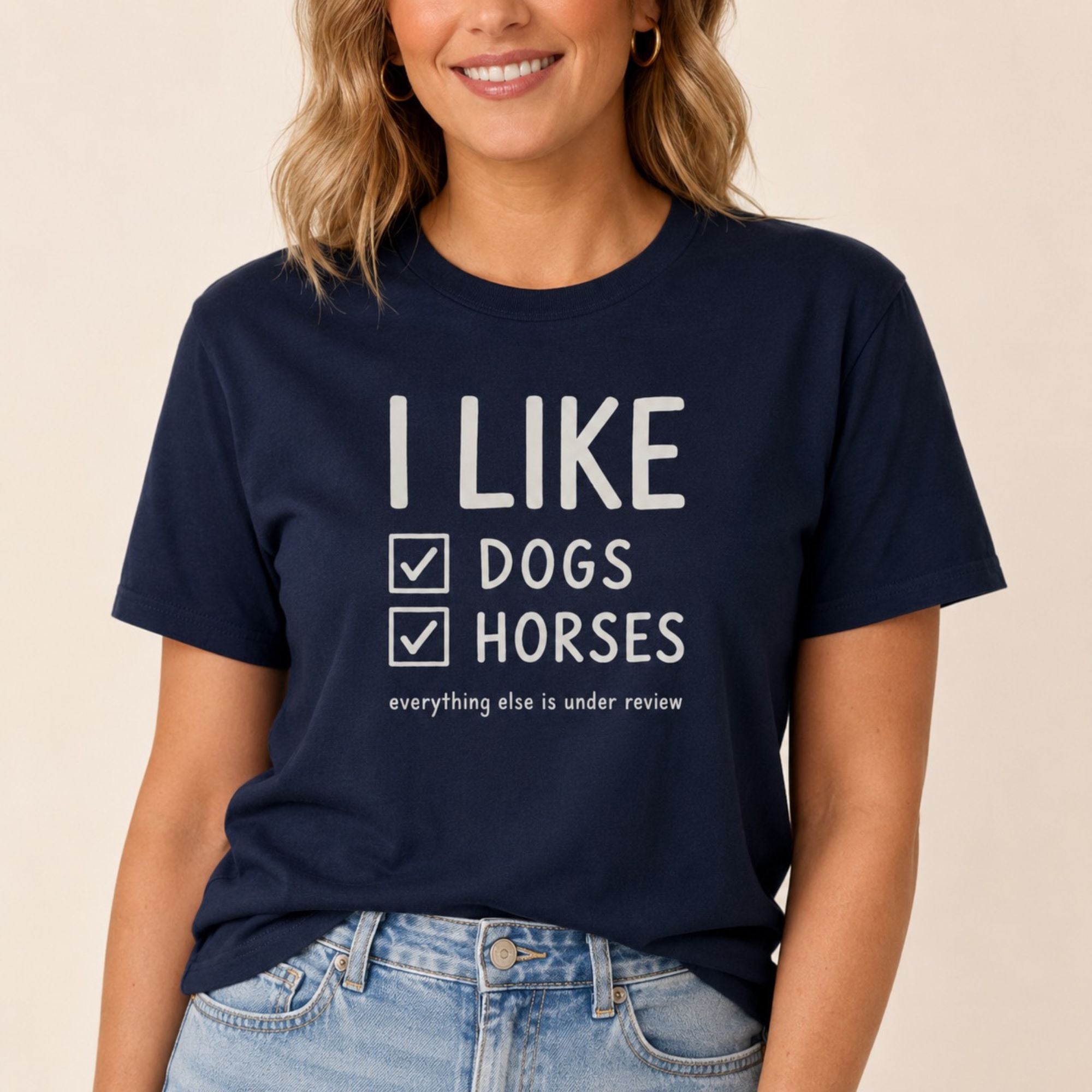 I Like Dogs & Horses T-Shirt