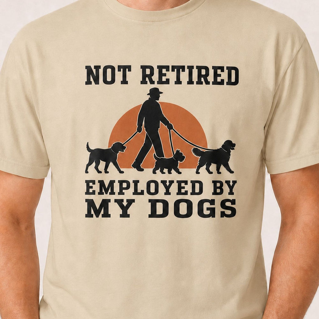 Not Retired T-Shirt - Sand Zoomed In