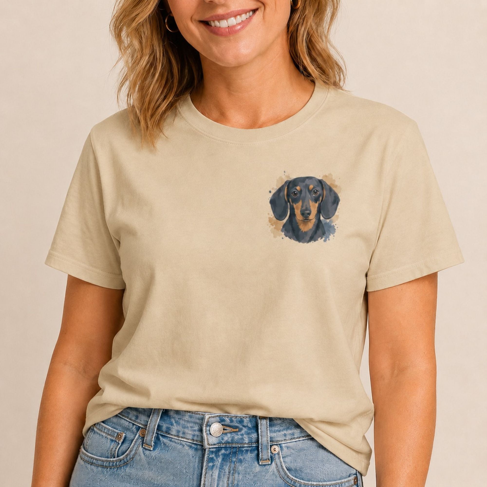 Watercolor Dachshund T-Shirt