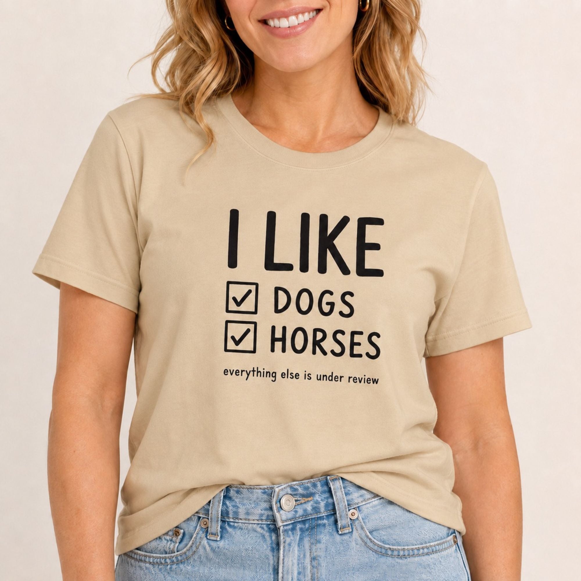 I Like Dogs & Horses T-Shirt
